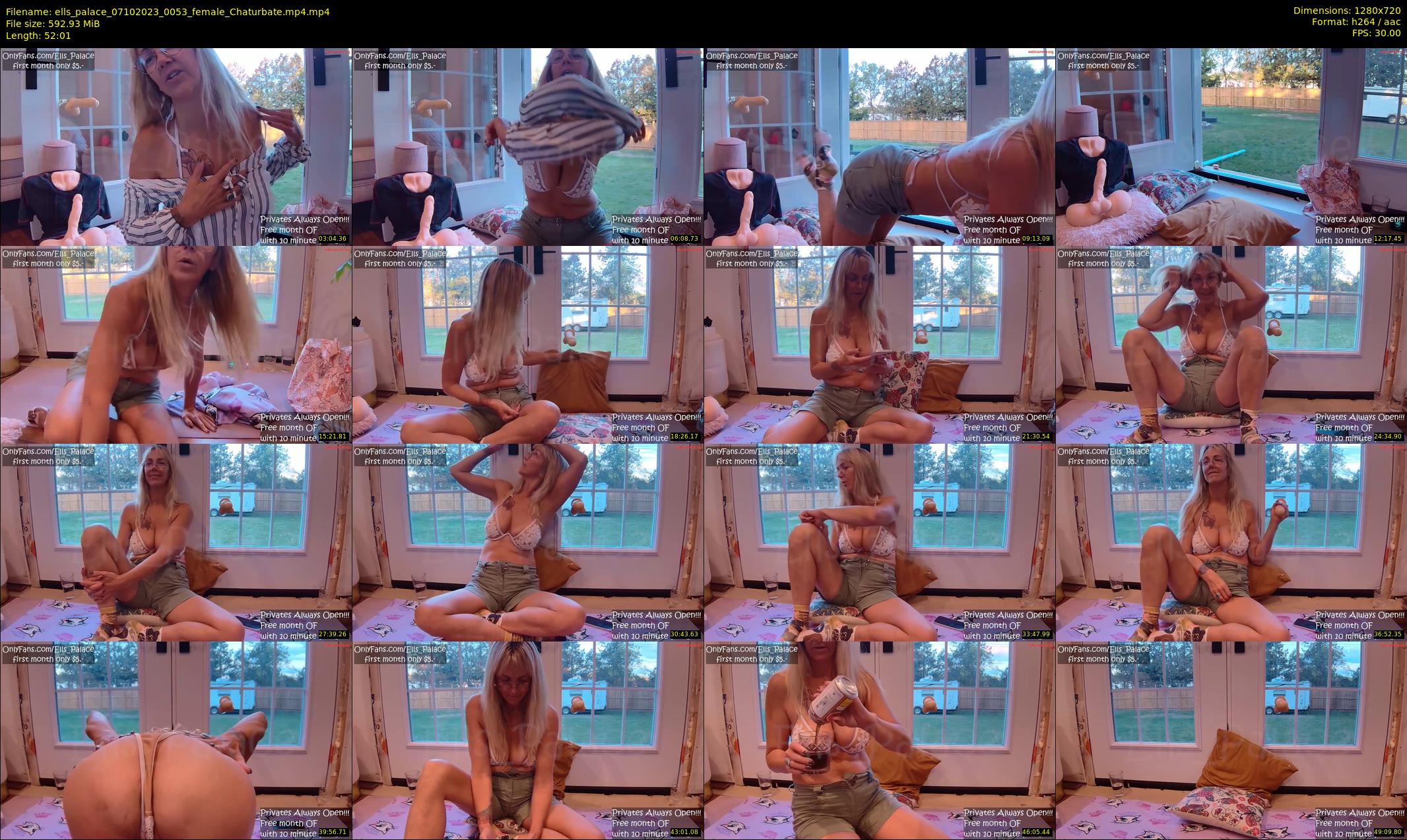 ells_palace — 53 minute Chaturbate female cam show recording, 720p, Oct 7, 2023