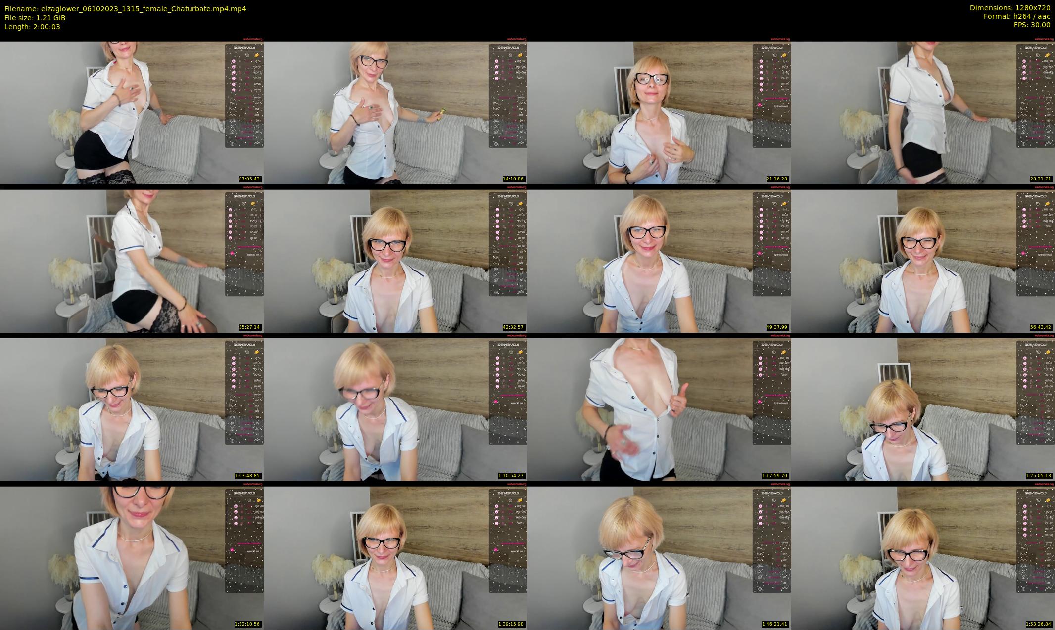 elzaglower — 121 minute Chaturbate female cam show recording, 720p, Oct 6, 2023