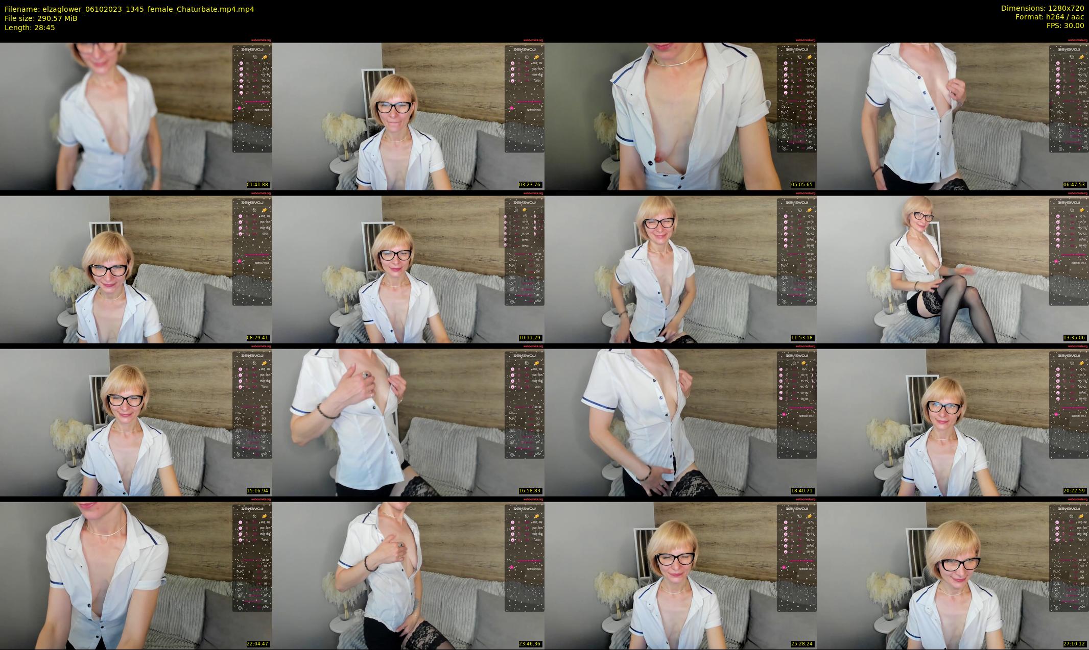 elzaglower — 29 minute Chaturbate female cam show recording, 720p, Oct 6, 2023