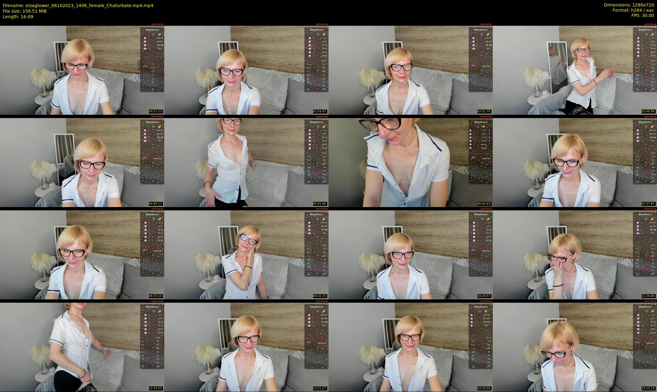 elzaglower — 17 minute Chaturbate female cam show recording, 720p, Oct 6, 2023