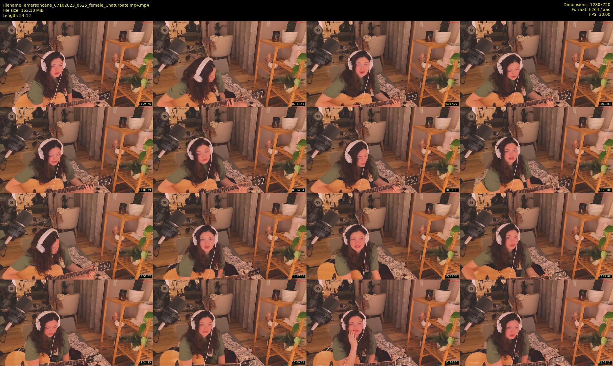emersoncane — 25 minute Chaturbate female cam show recording, 720p, Oct 7, 2023