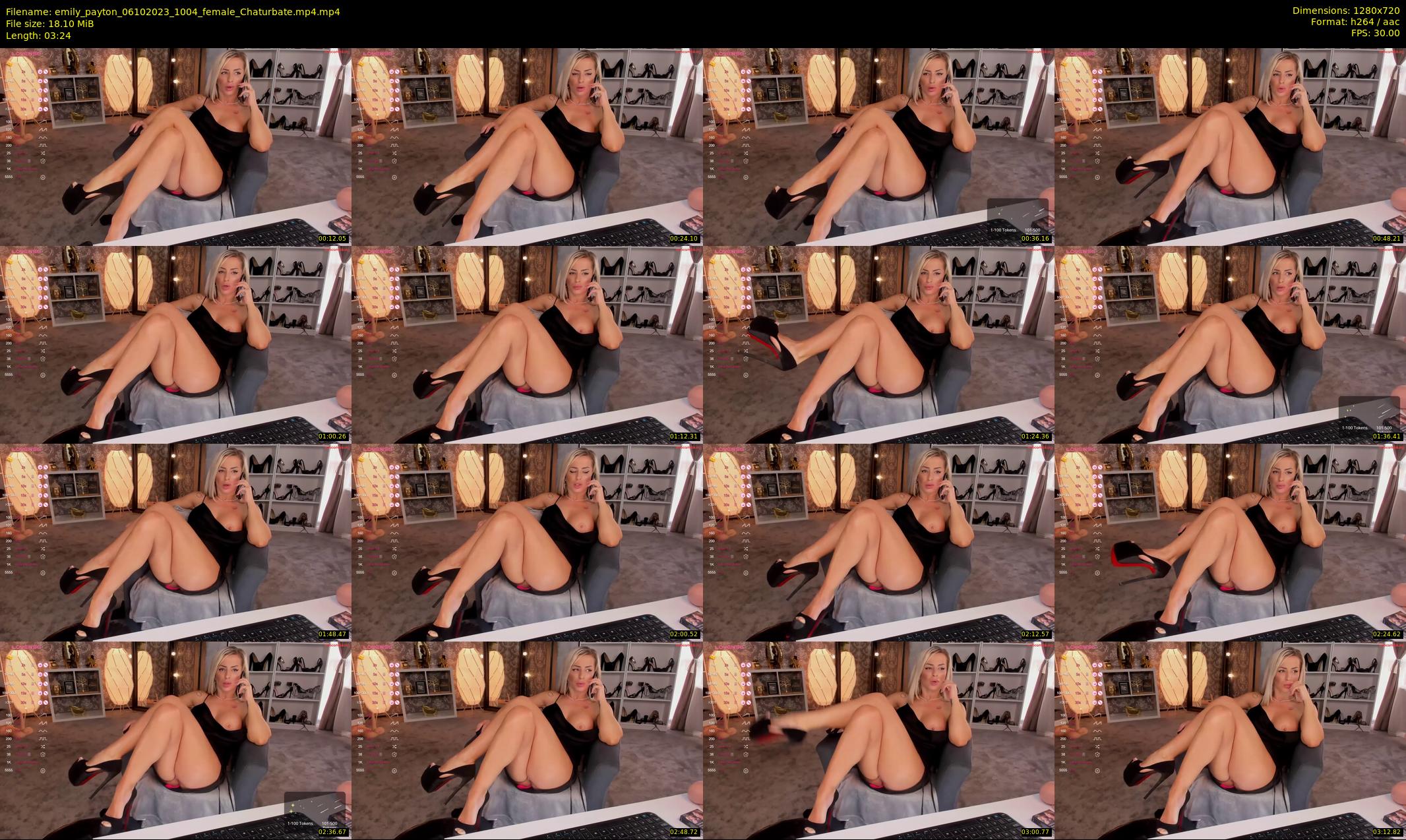 emily_payton — 4 minute Chaturbate female cam show recording, 720p, Oct 6, 2023