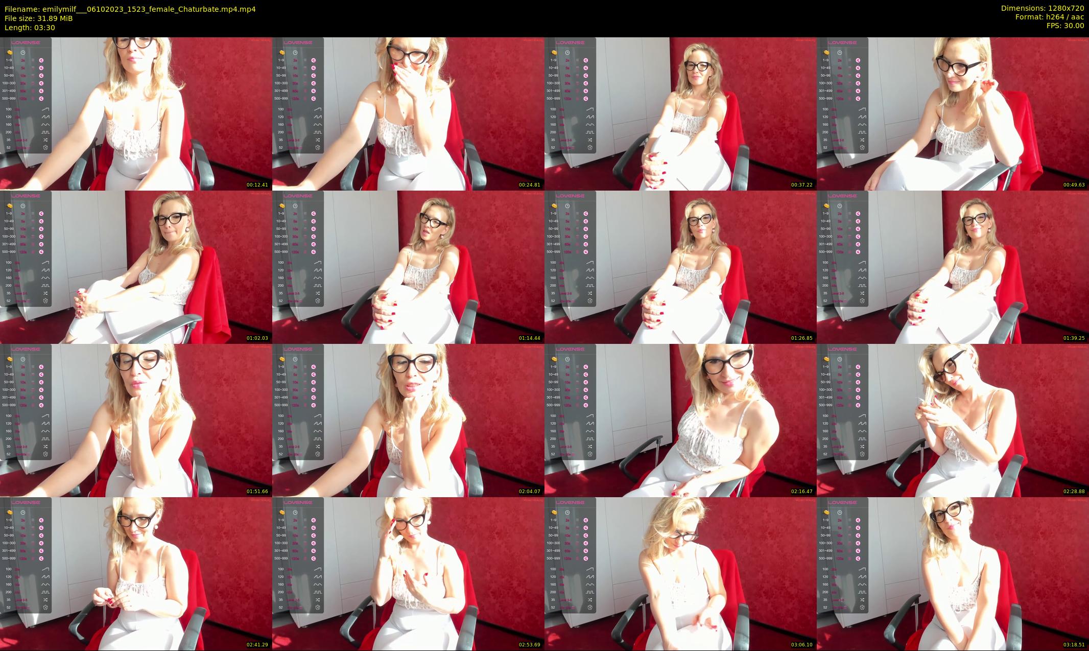 emilymilf__ — 4 minute Chaturbate female cam show recording, 720p, Oct 6, 2023