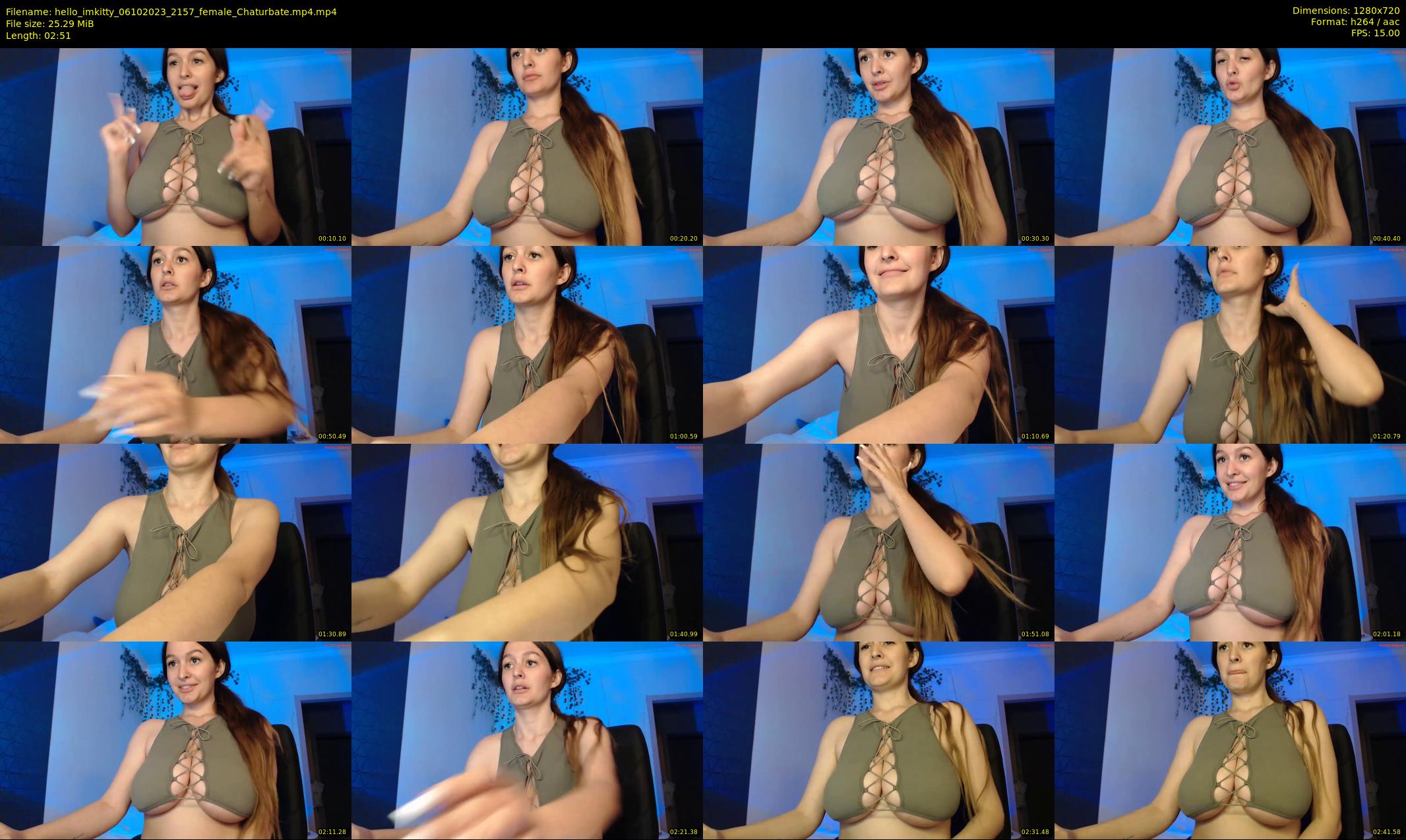 hello_imkitty — 3 minute Chaturbate female cam show recording, 720p, Oct 6, 2023