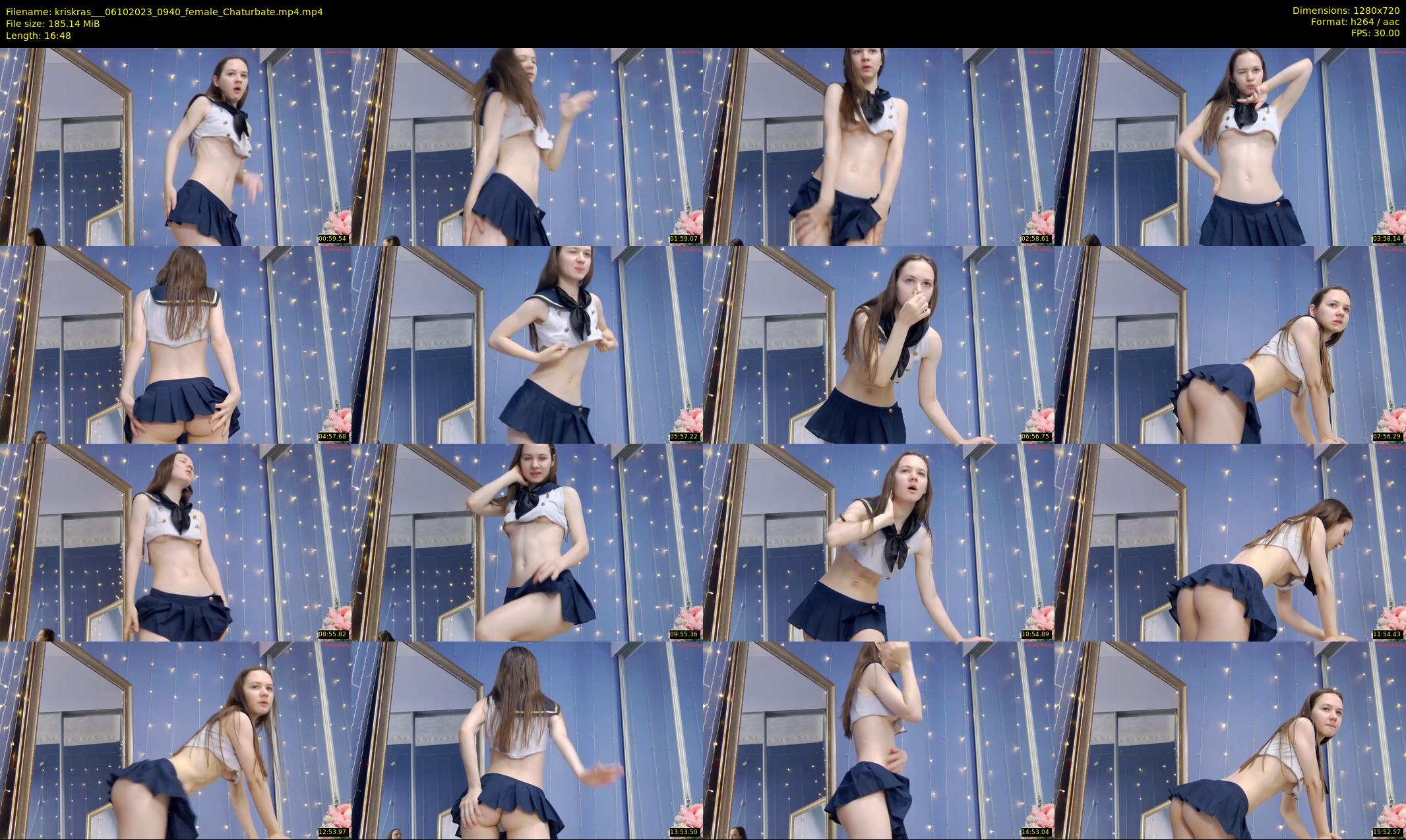 kriskras__ — 17 minute Chaturbate female cam show recording, 720p, Oct 6, 2023