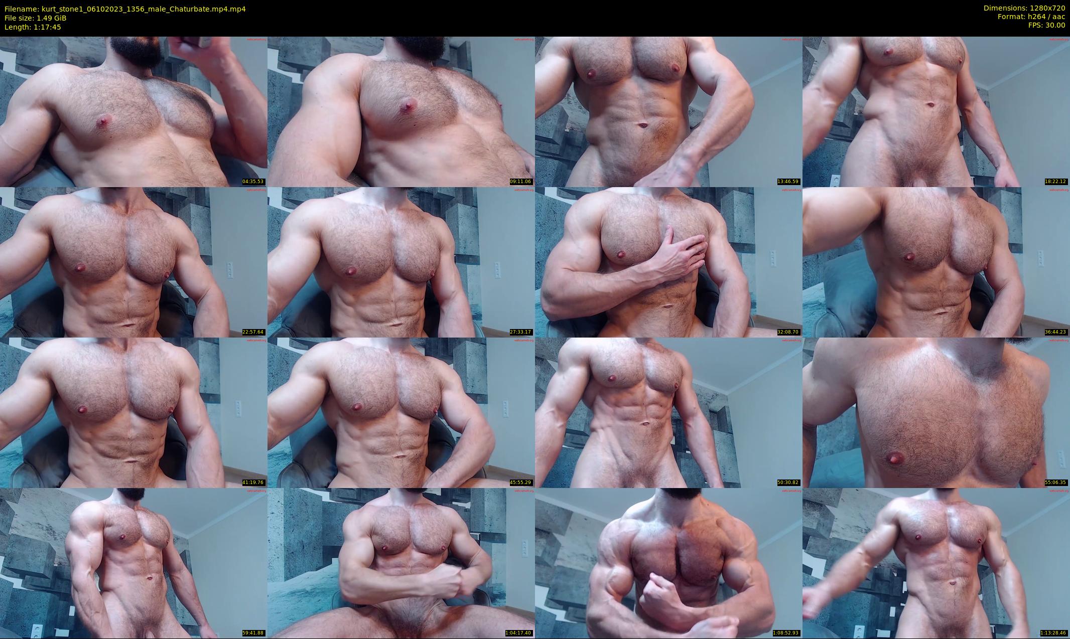 kurt_stone1 — 78 minute Chaturbate male cam show recording, 720p, Oct 6, 2023