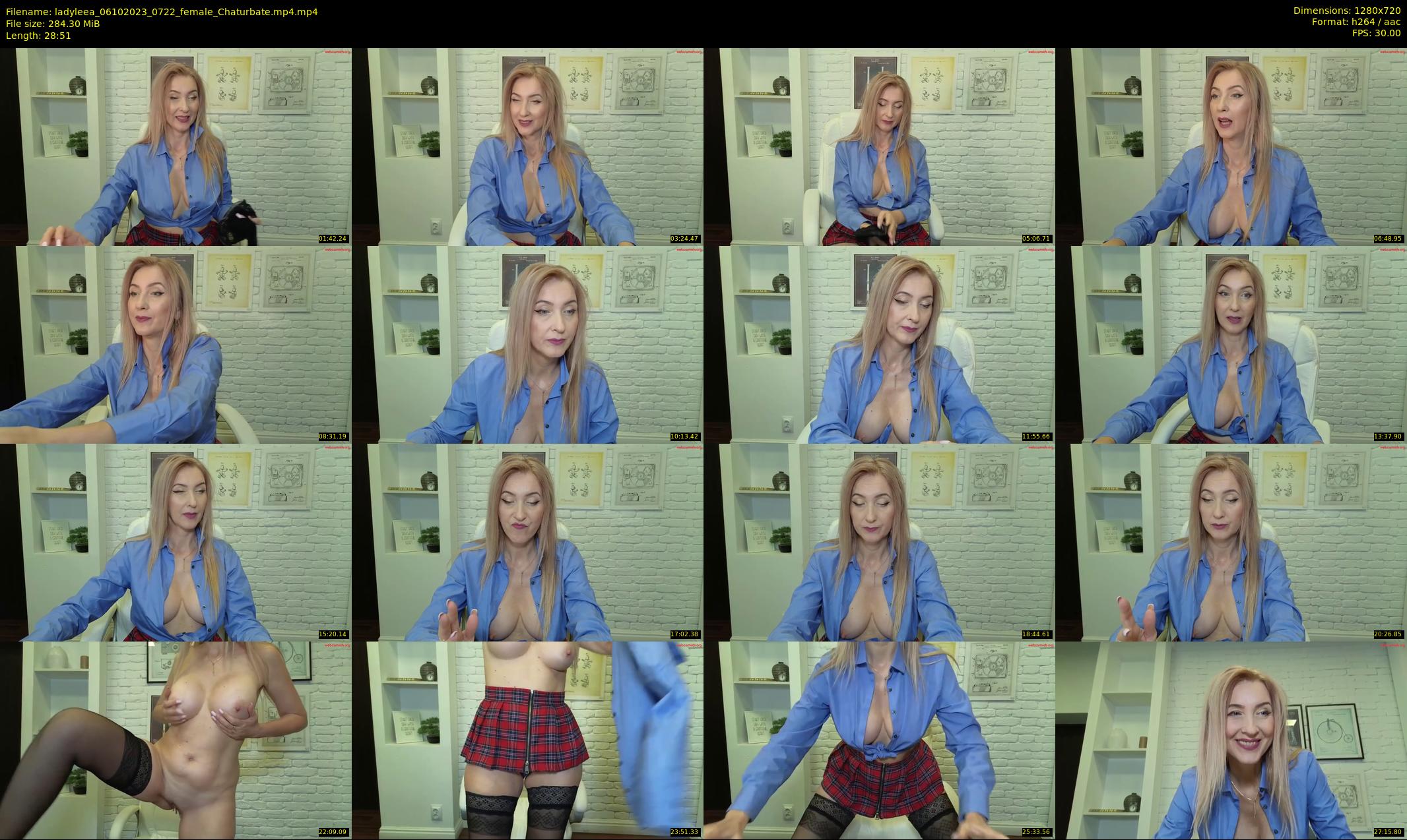 ladyleea — 29 minute Chaturbate female cam show recording, 720p, Oct 6, 2023