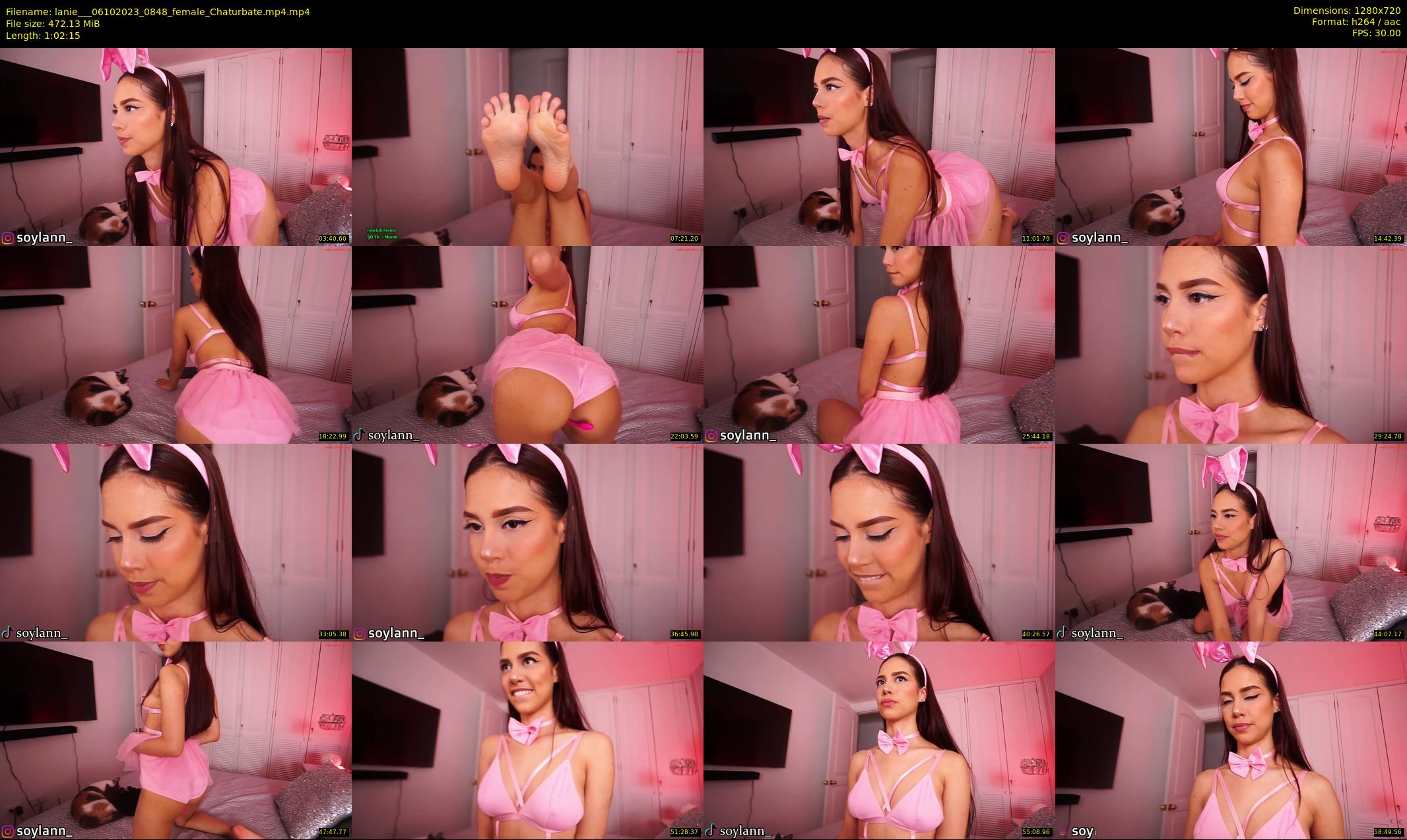 lanie__ — 63 minute Chaturbate female cam show recording, 720p, Oct 6, 2023
