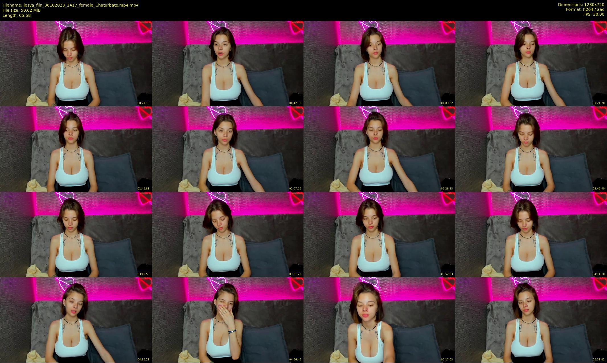 lesya_flin — 6 minute Chaturbate female cam show recording, 720p, Oct 6, 2023