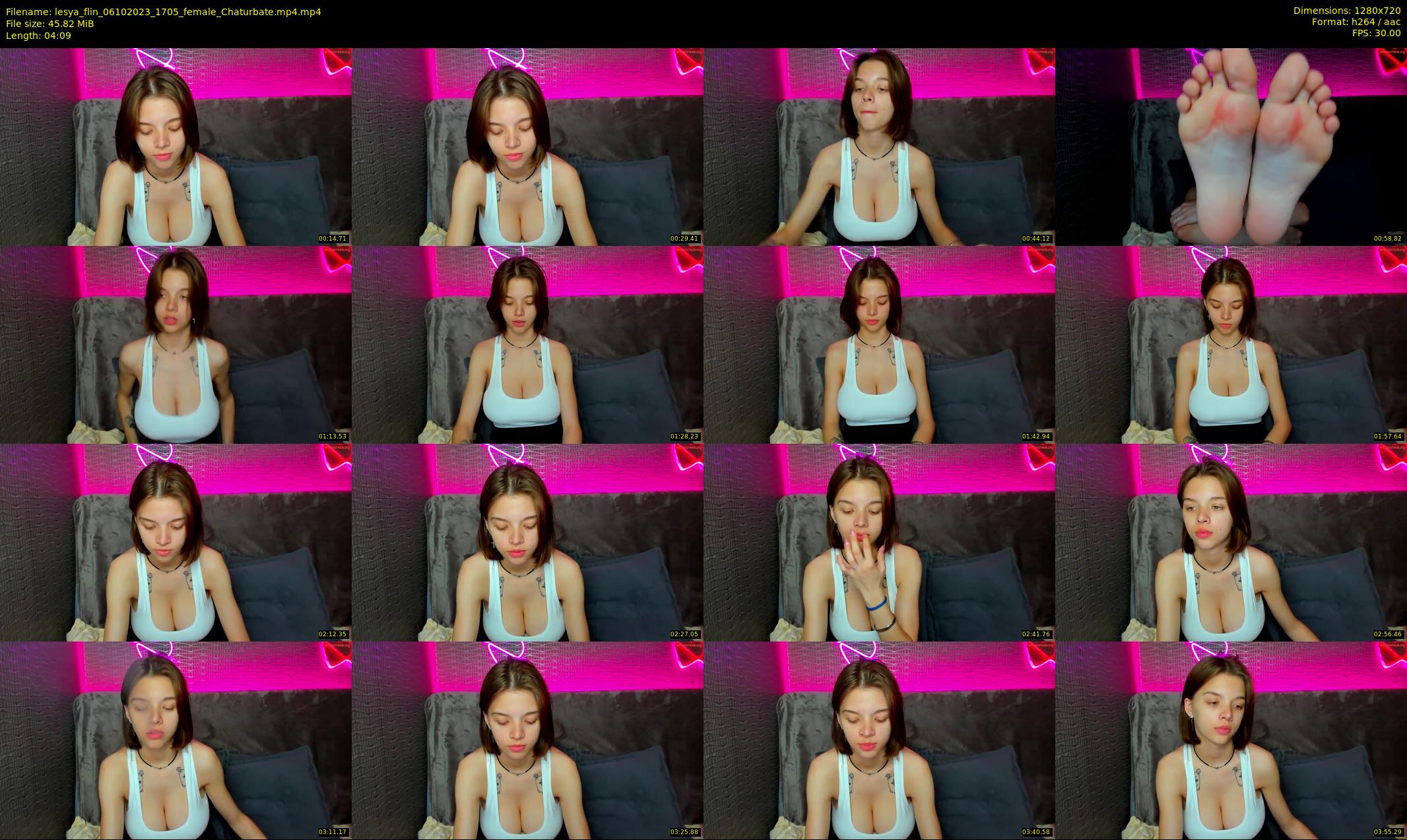 lesya_flin — 5 minute Chaturbate female cam show recording, 720p, Oct 6, 2023