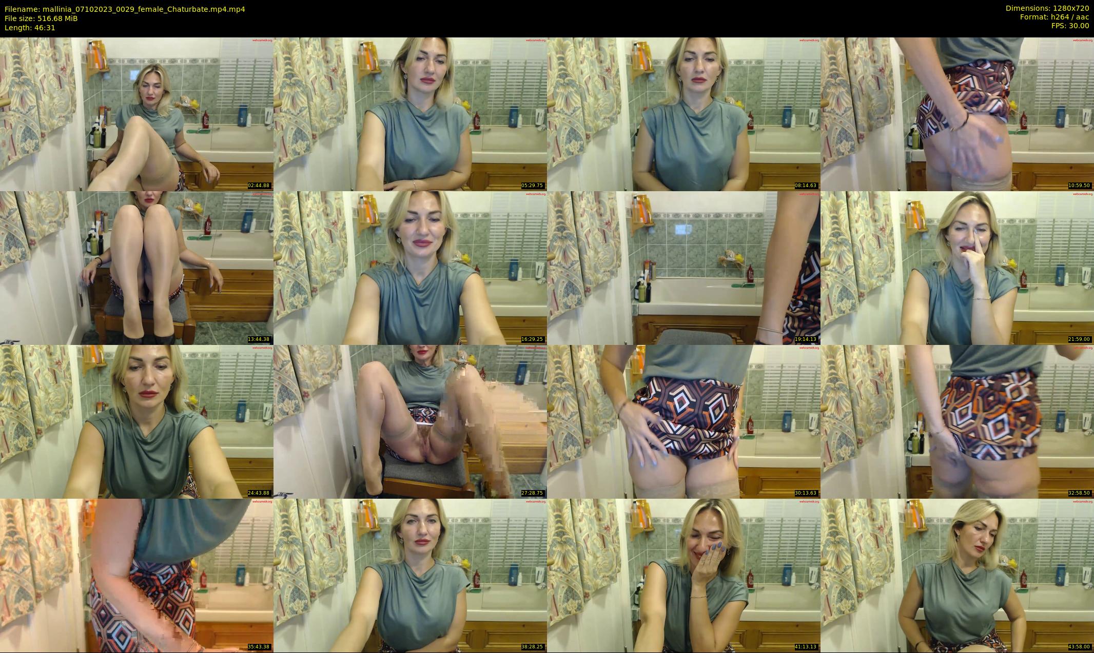 mallinia — 47 minute Chaturbate female cam show recording, 720p, Oct 7, 2023