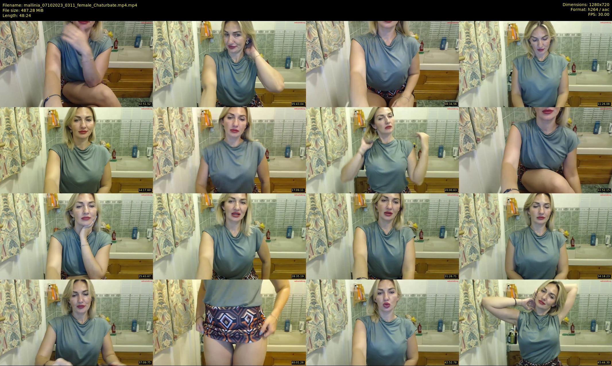 mallinia — 49 minute Chaturbate female cam show recording, 720p, Oct 7, 2023