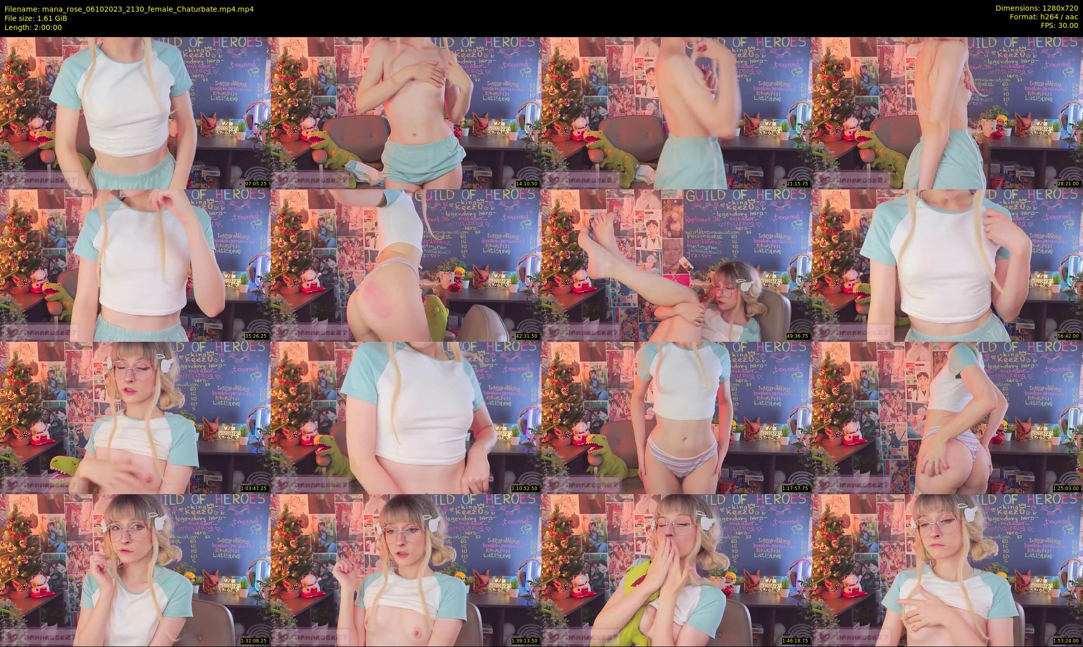 mana_rose — 120 minute Chaturbate female cam show recording, 720p, Oct 6, 2023