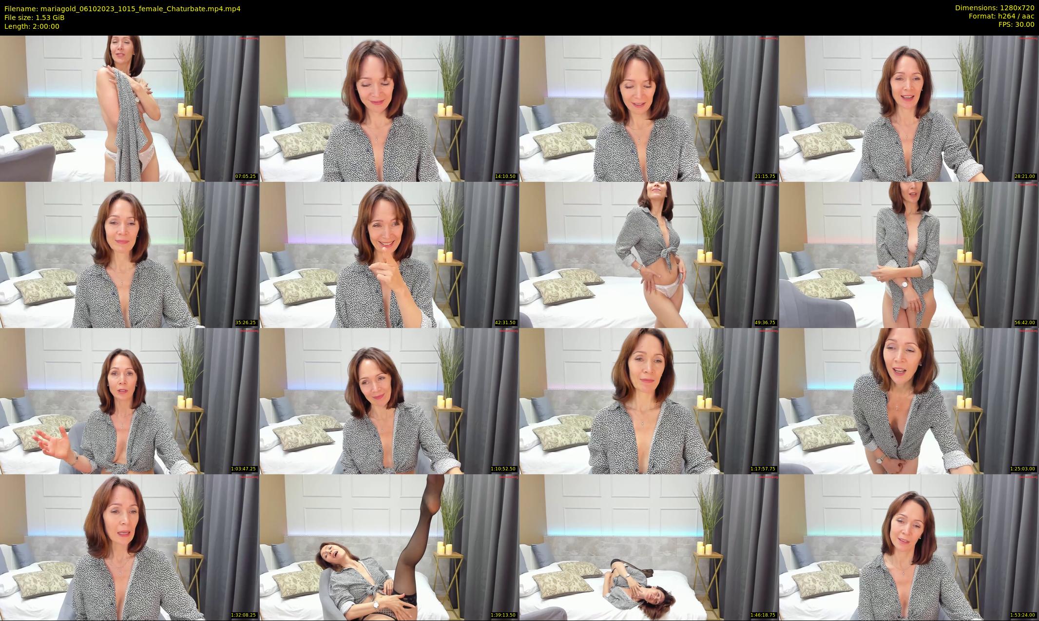 mariagold — 120 minute Chaturbate female cam show recording, 720p, Oct 6, 2023