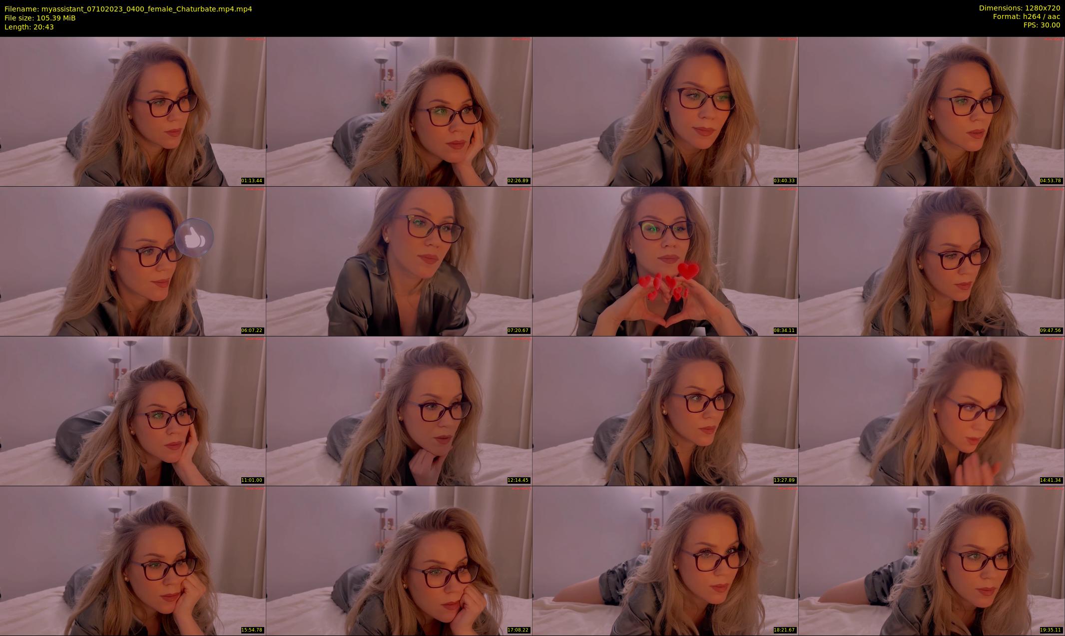 myassistant — 21 minute Chaturbate female cam show recording, 720p, Oct 7, 2023
