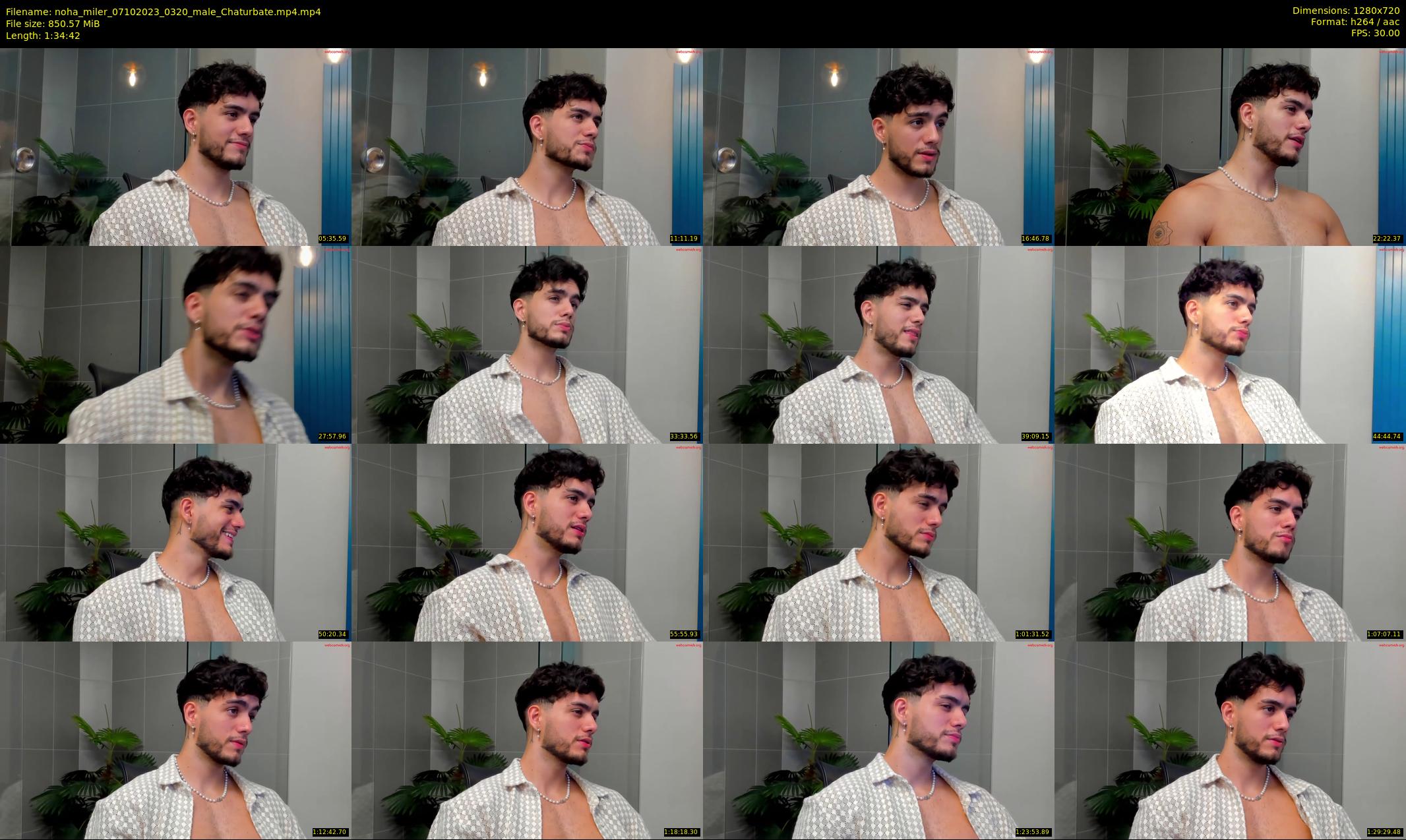 noha_miler — 95 minute Chaturbate male cam show recording, 720p, Oct 7, 2023