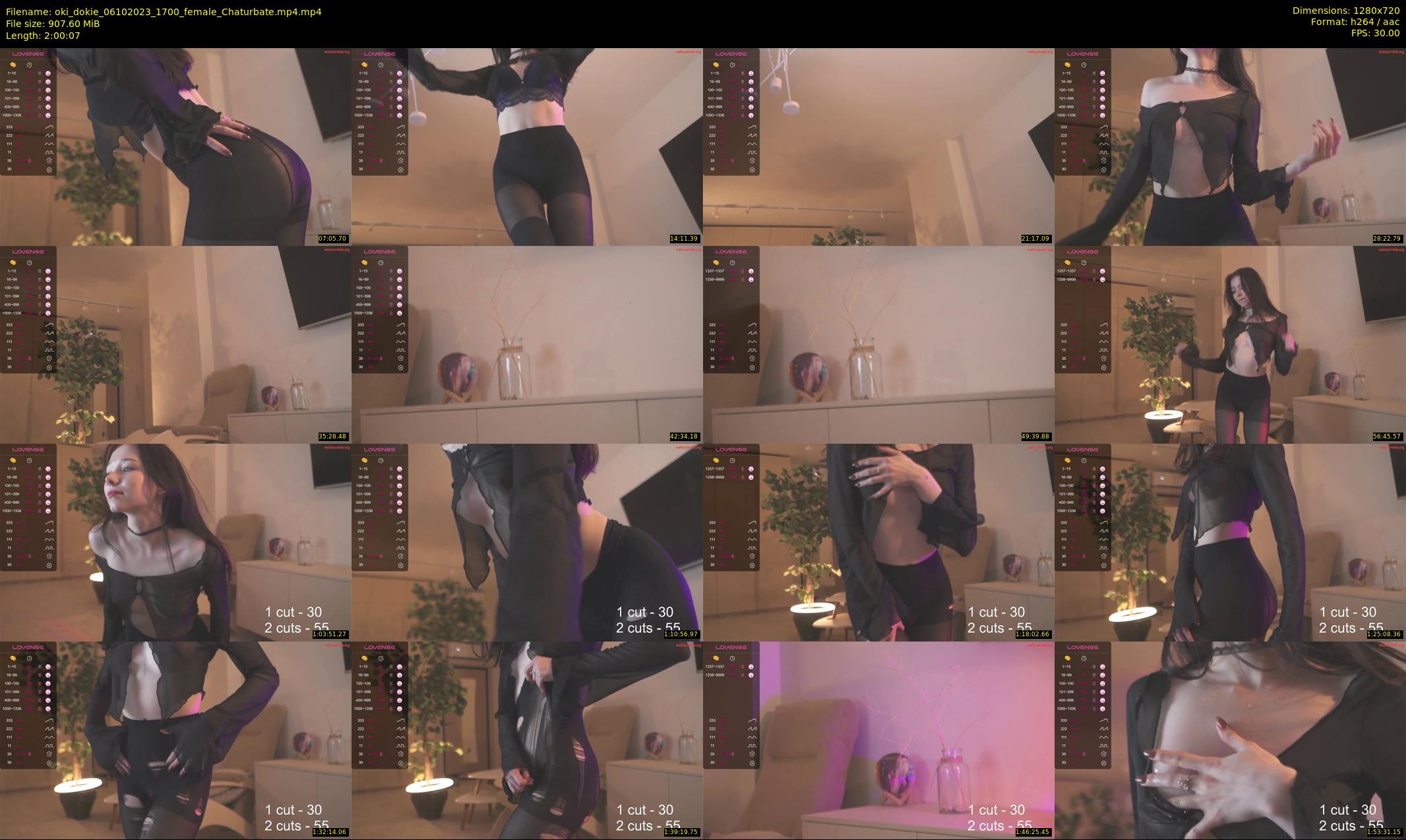 oki_dokie — 121 minute Chaturbate female cam show recording, 720p, Oct 6, 2023