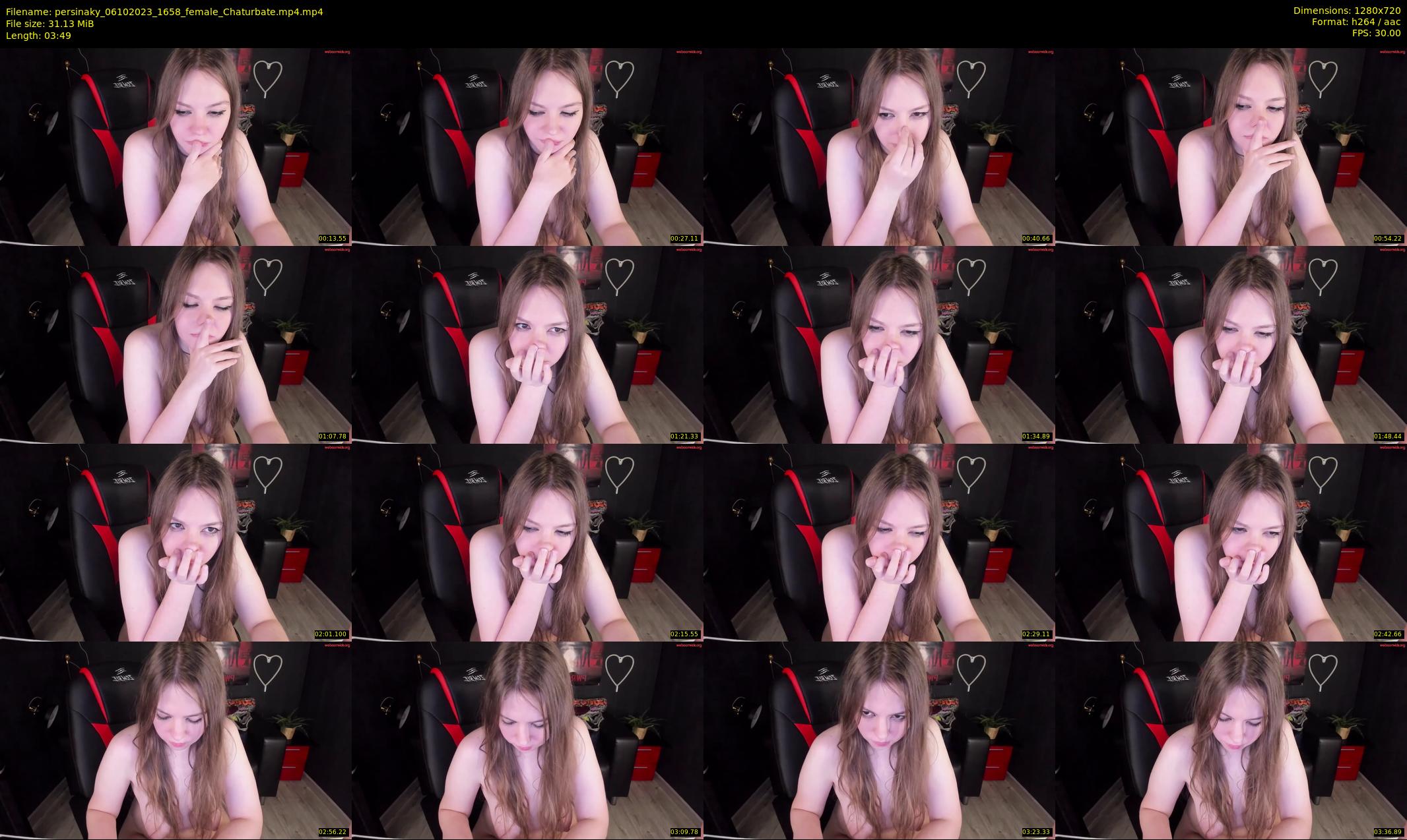 persinaky — 4 minute Chaturbate female cam show recording, 720p, Oct 6, 2023