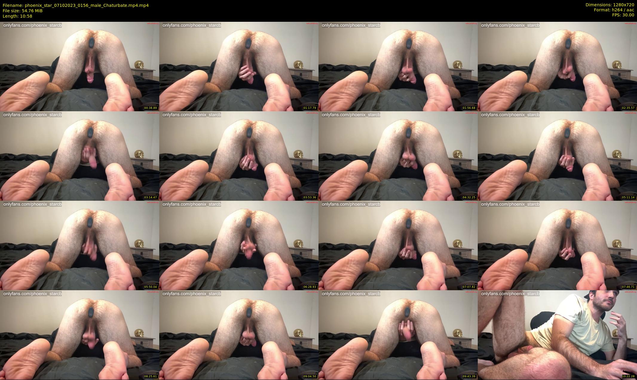 phoenix_star — 11 minute Chaturbate male cam show recording, 720p, Oct 7, 2023