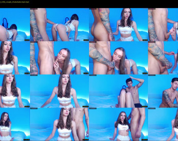 shineblue2728 — 107 minute Chaturbate couple cam show recording, 720p, Oct 6, 2023