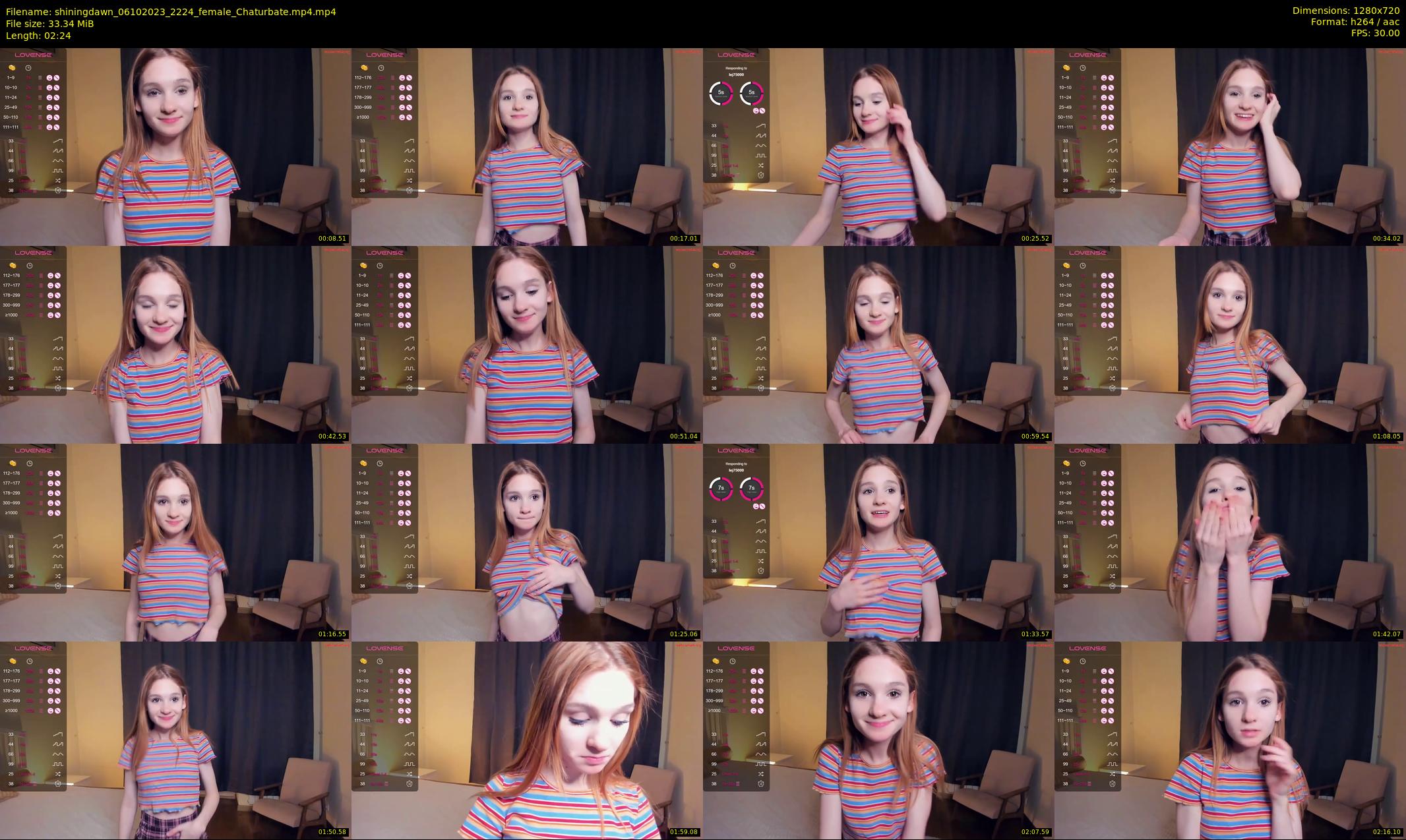 shiningdawn — 3 minute Chaturbate female cam show recording, 720p, Oct 6, 2023