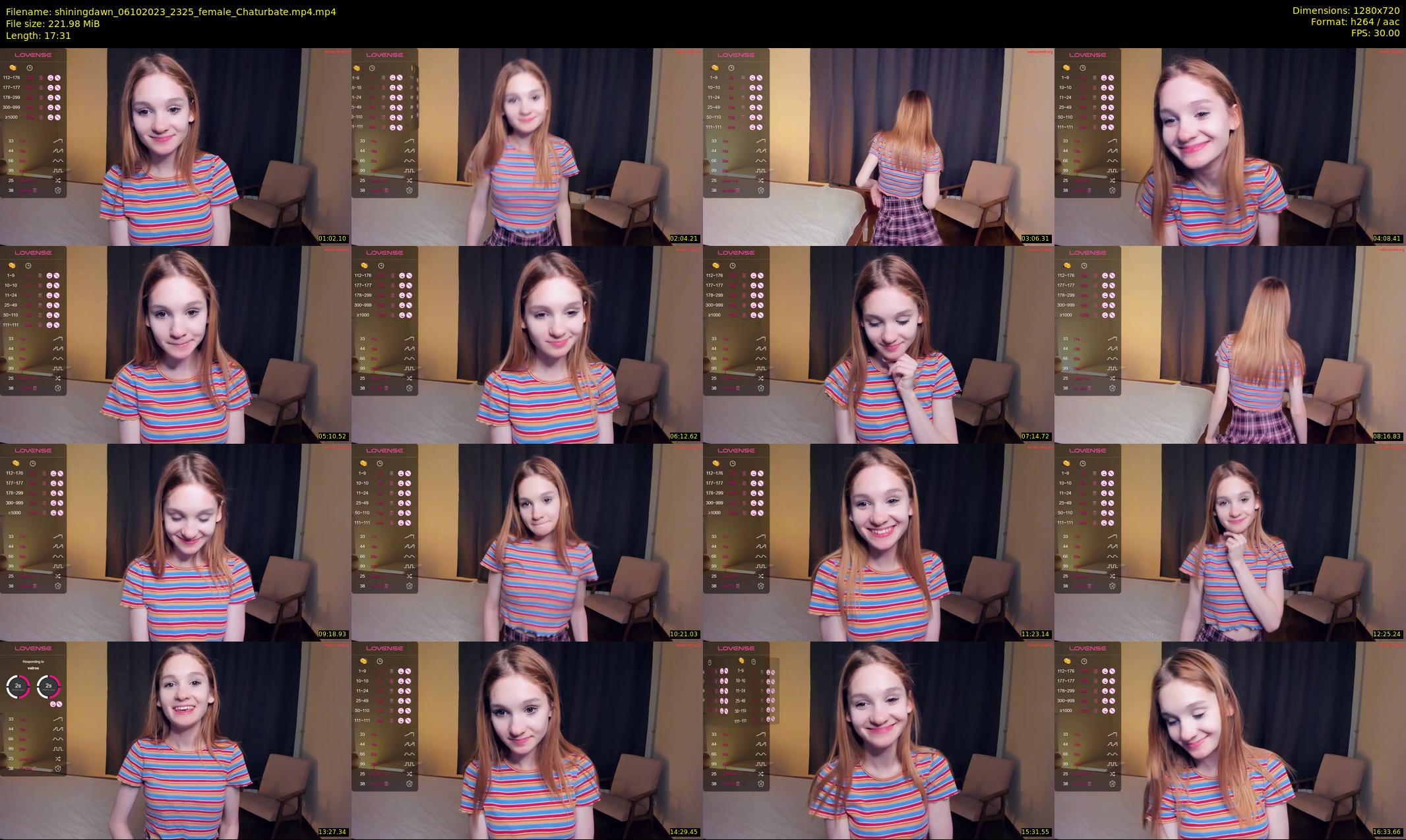 shiningdawn — 18 minute Chaturbate female cam show recording, 720p, Oct 6, 2023
