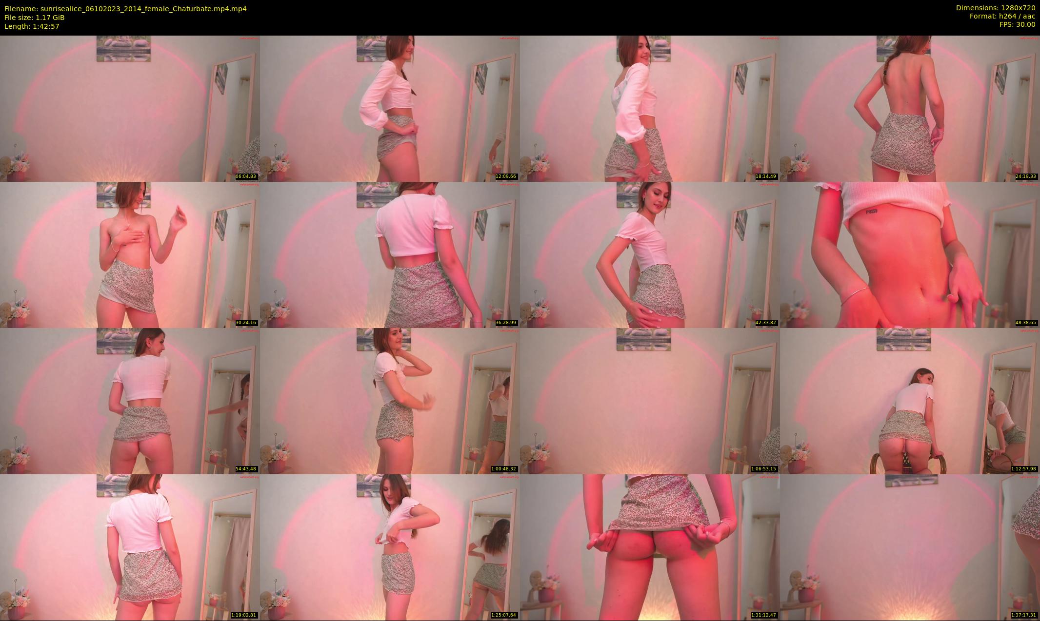 sunrisealice — 103 minute Chaturbate female cam show recording, 720p, Oct 6, 2023