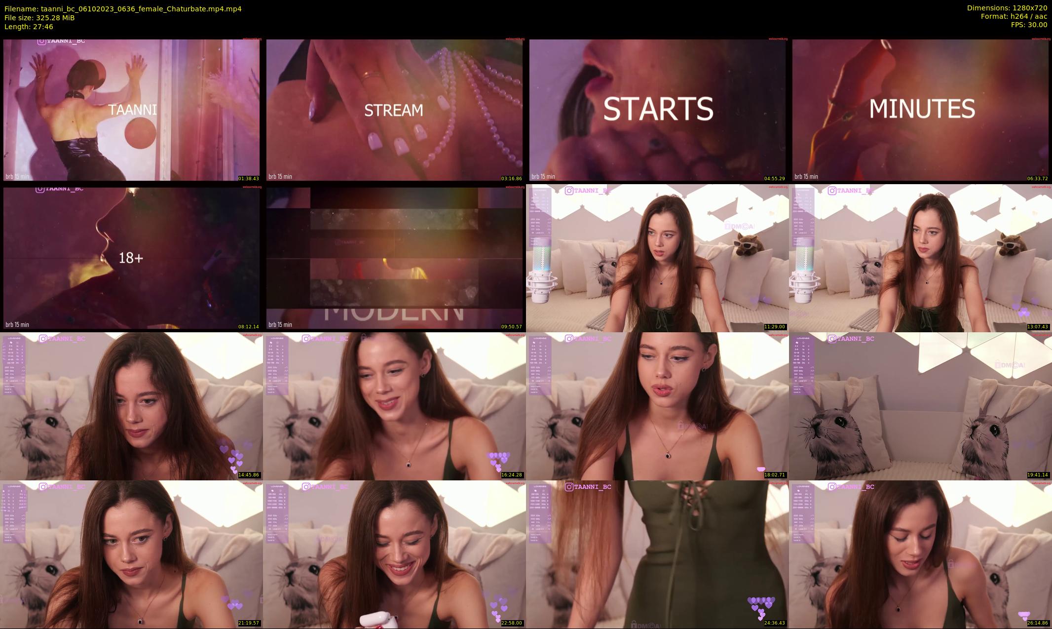 taanni_bc — 28 minute Chaturbate female cam show recording, 720p, Oct 6, 2023