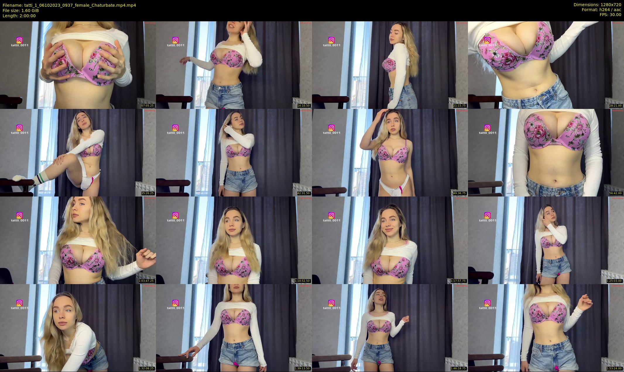 tatti_1 — 120 minute Chaturbate female cam show recording, 720p, Oct 6, 2023