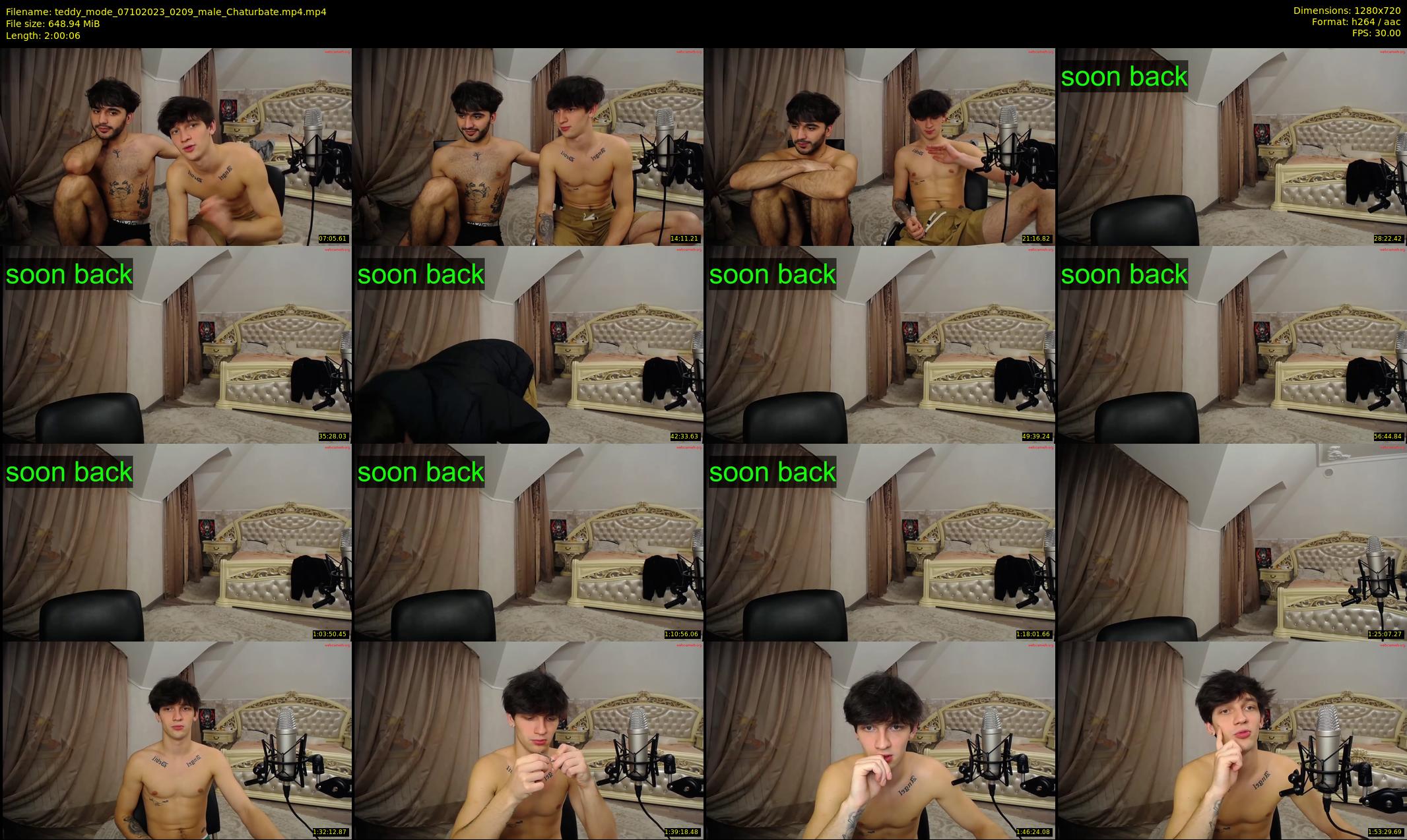 teddy_mode — 121 minute Chaturbate couple cam show recording, 720p, Oct 7, 2023
