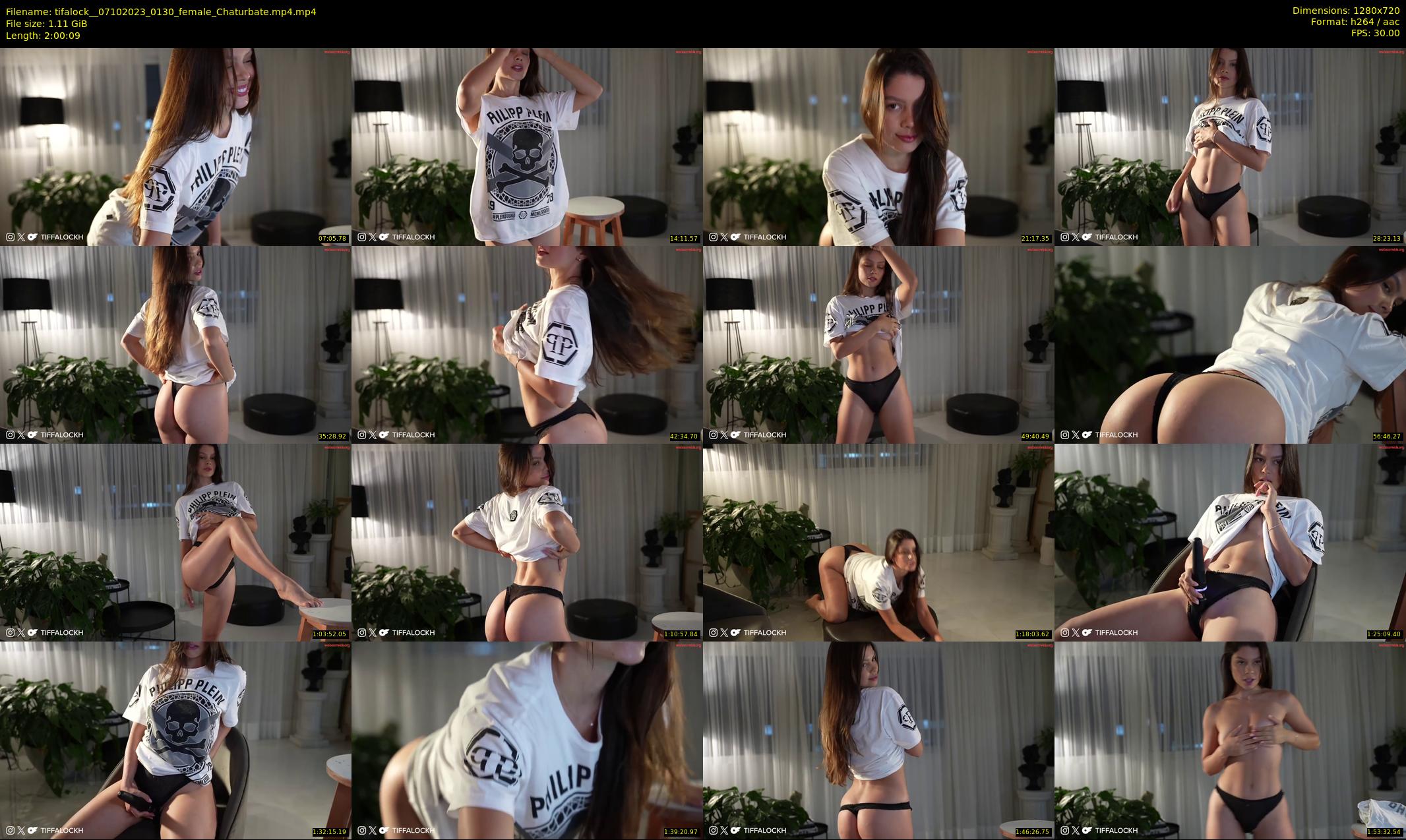tifalock_ — 121 minute Chaturbate female cam show recording, 720p, Oct 7, 2023