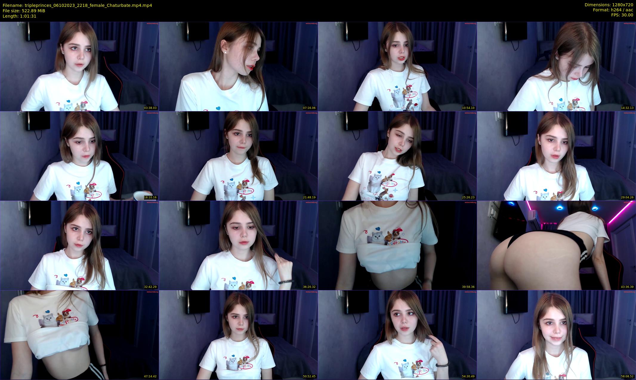 tripleprinces — 62 minute Chaturbate female cam show recording, 720p, Oct 6, 2023