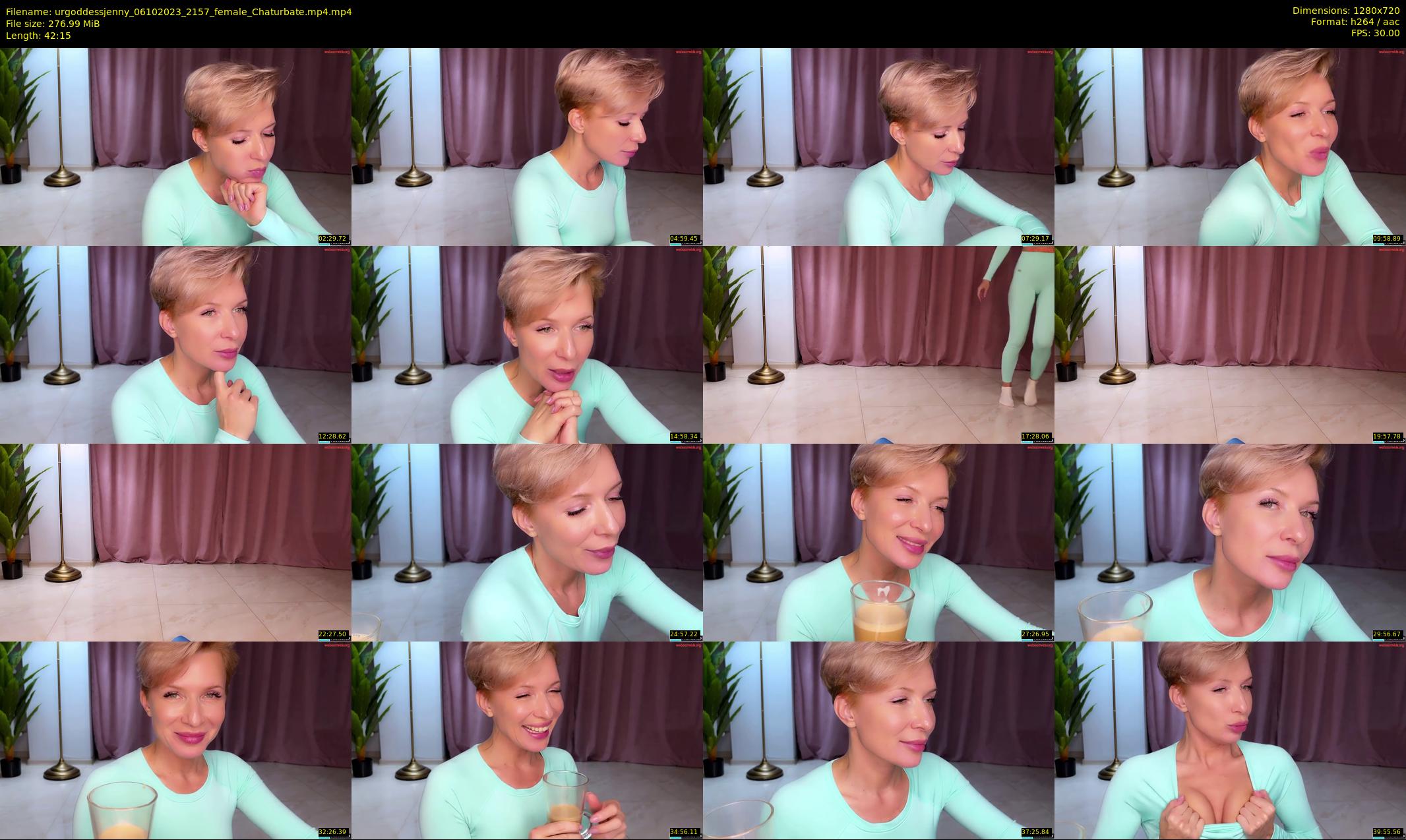 urgoddessjenny — 43 minute Chaturbate female cam show recording, 720p, Oct 6, 2023