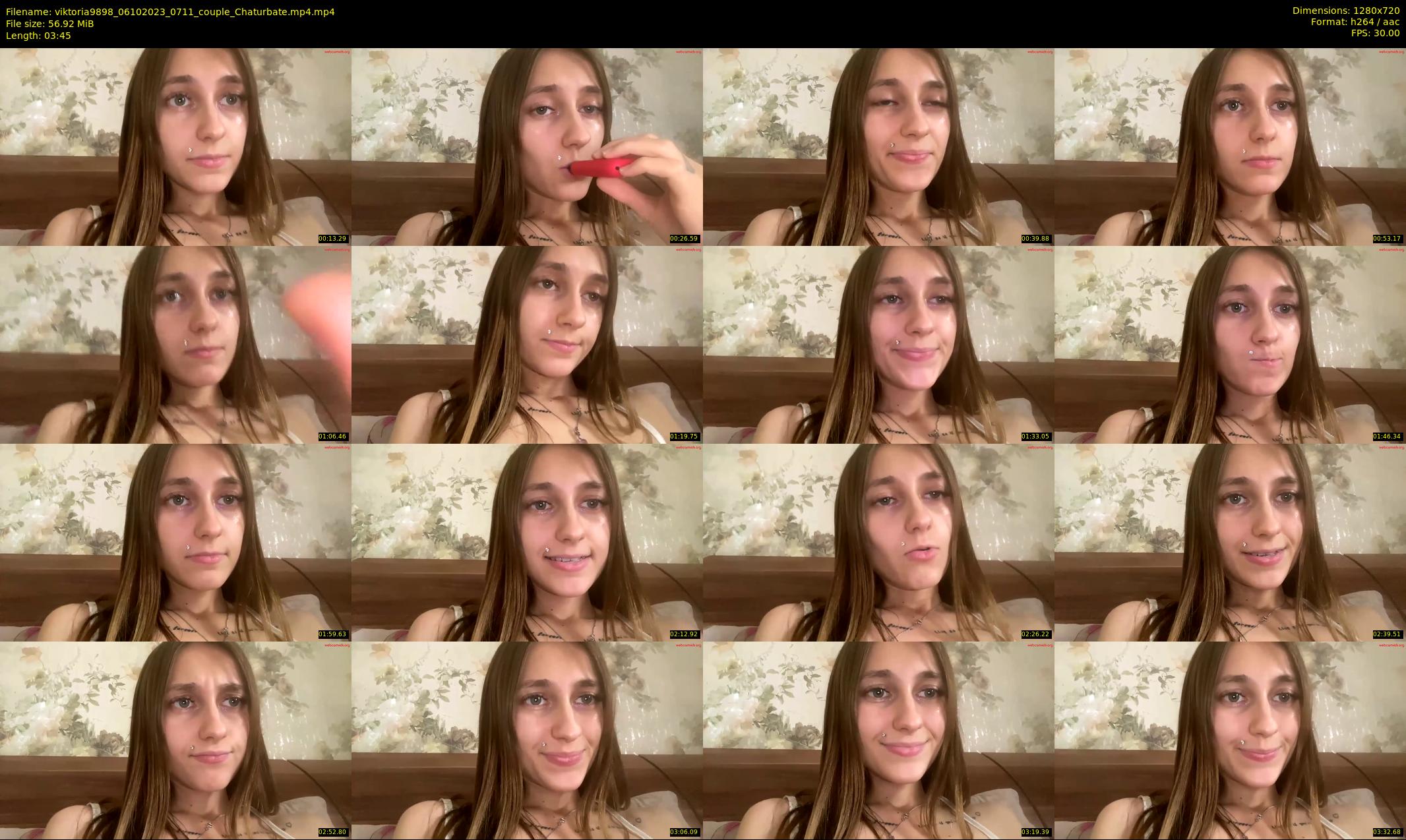 viktoria9898 — 4 minute Chaturbate couple cam show recording, 720p, Oct 6, 2023