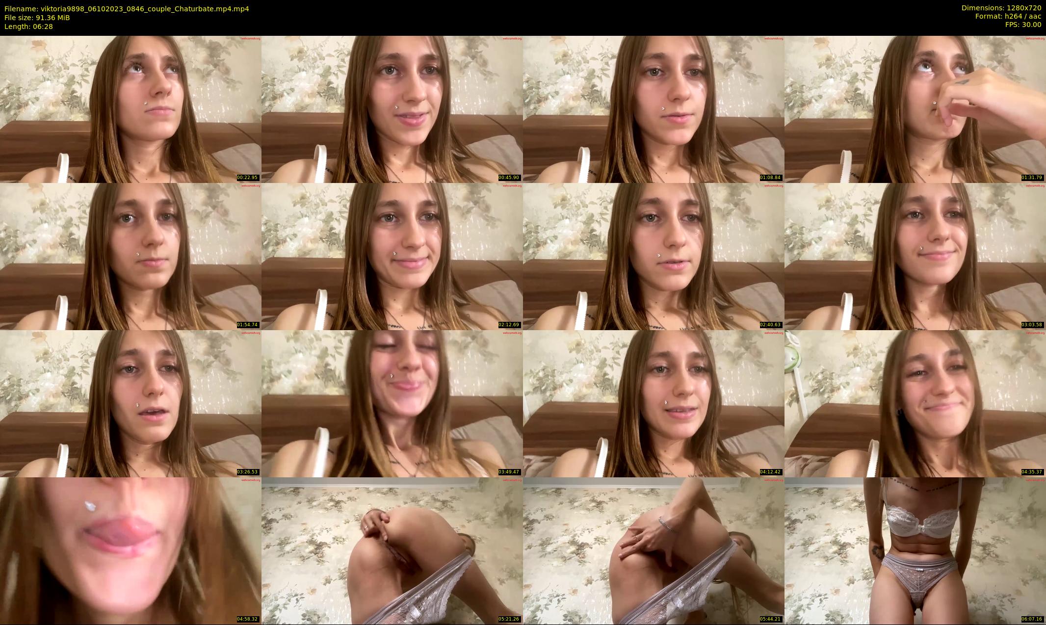 viktoria9898 — 7 minute Chaturbate couple cam show recording, 720p, Oct 6, 2023