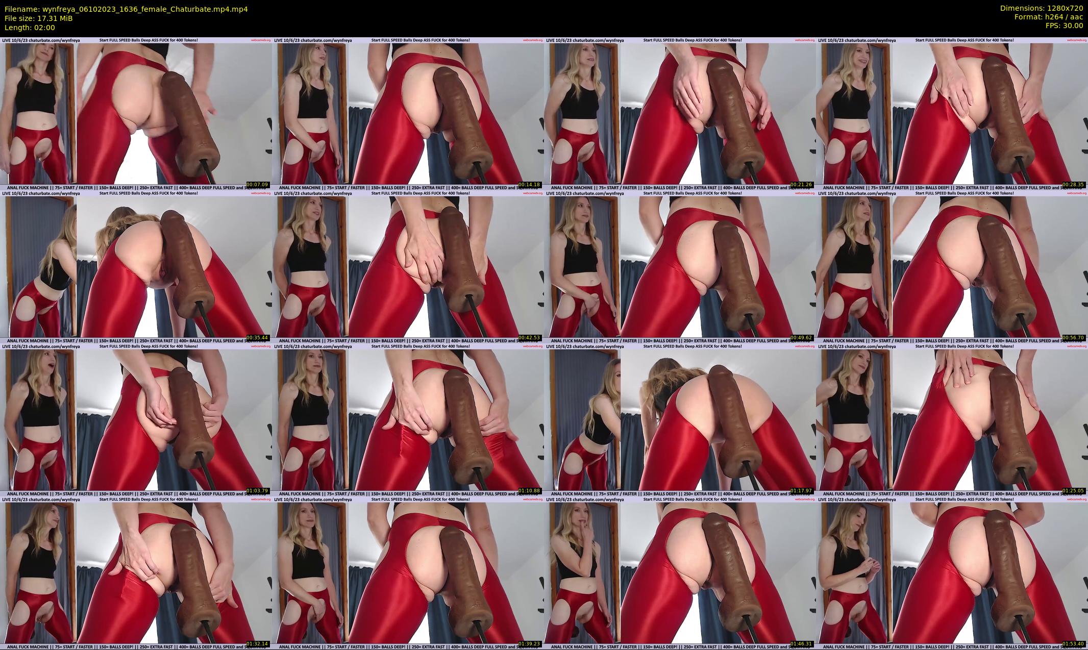 wynfreya — 2 minute Chaturbate female cam show recording, 720p, Oct 6, 2023
