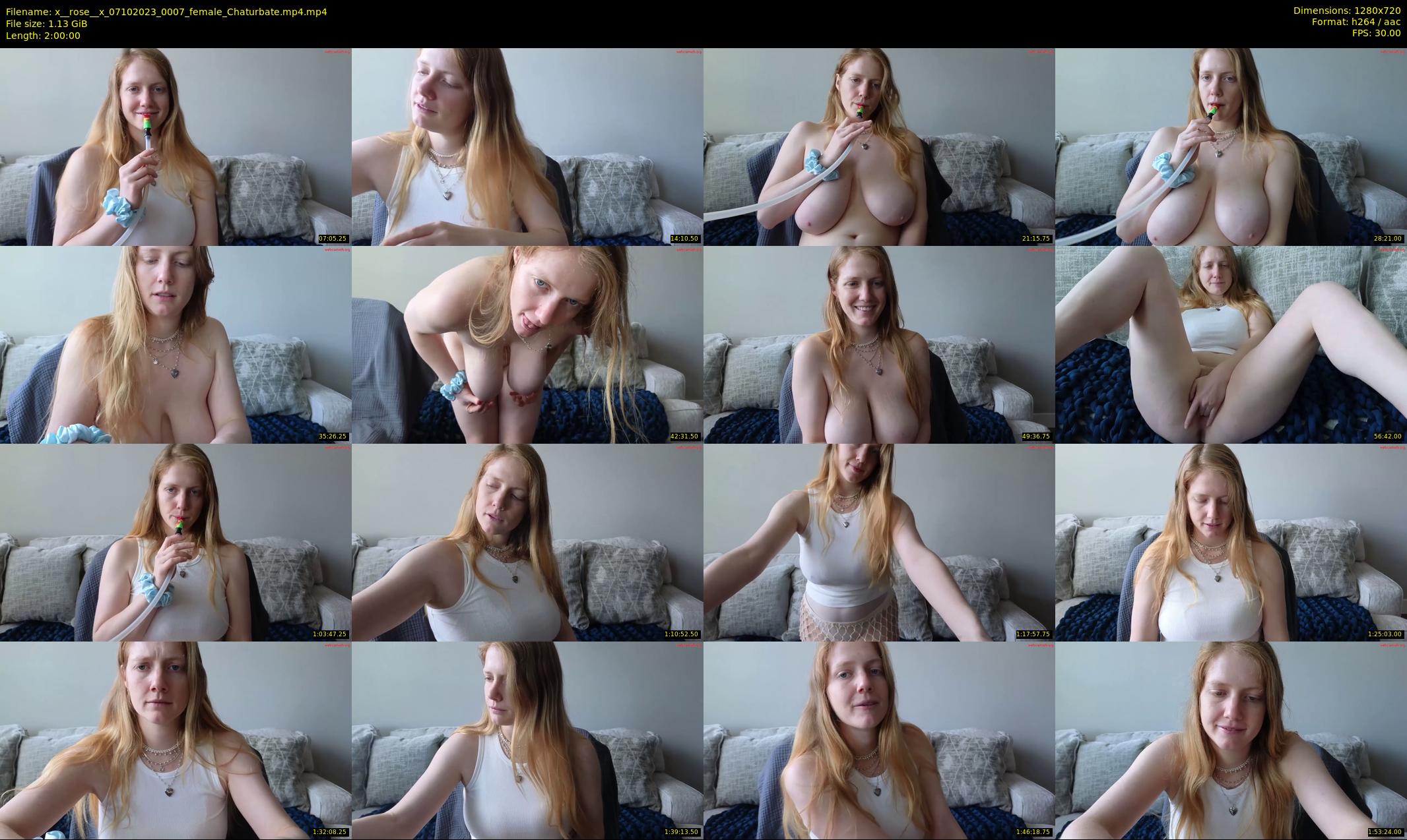 x__rose__x — 120 minute Chaturbate female cam show recording, 720p, Oct 7, 2023