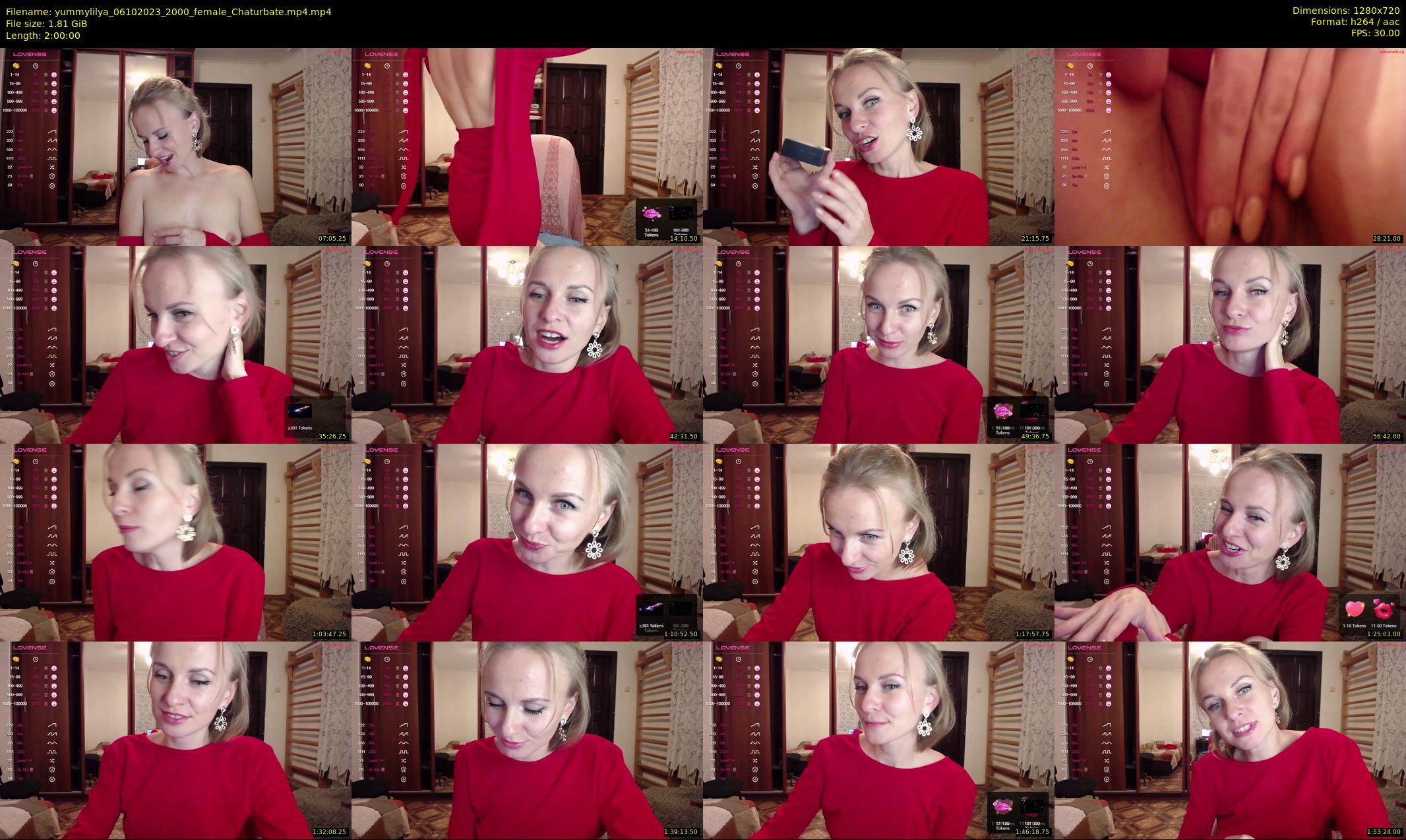 yummylilya — 120 minute Chaturbate female cam show recording, 720p, Oct 6, 2023