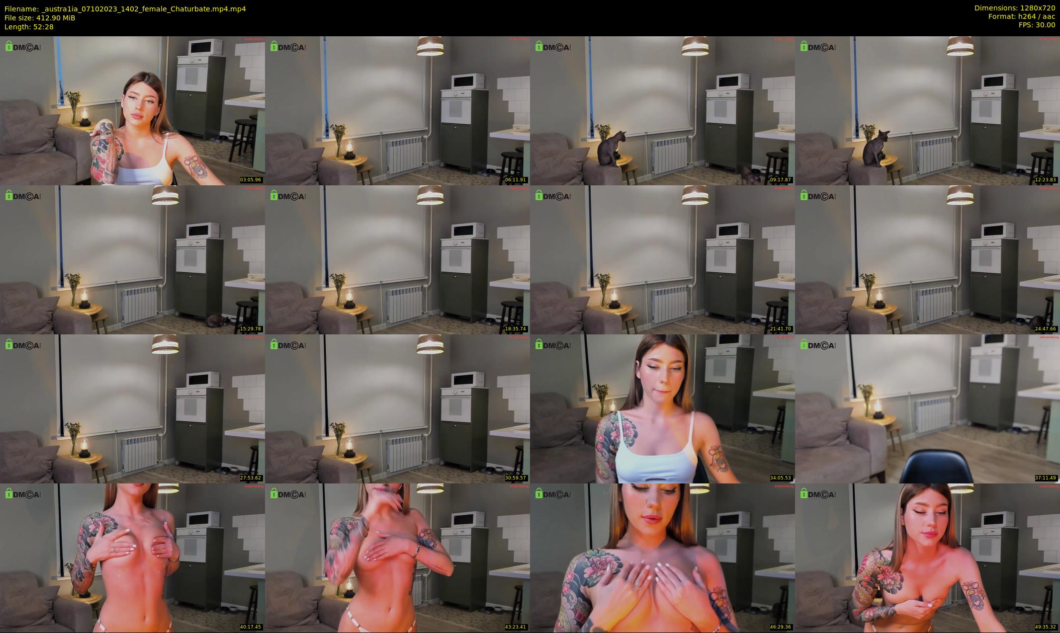 _austra1ia — 53 minute Chaturbate female cam show recording, 720p, Oct 7, 2023