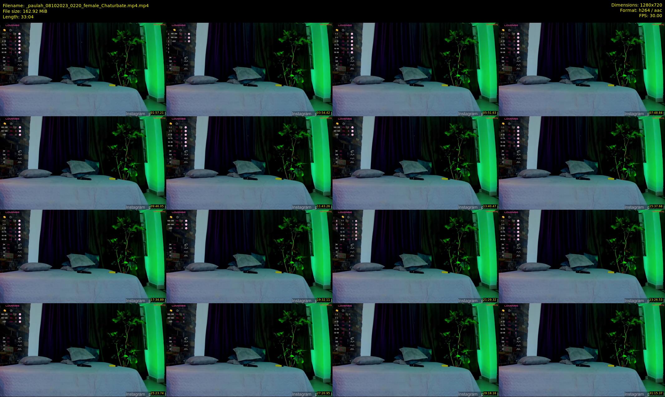 _paulah — 34 minute Chaturbate female cam show recording, 720p, Oct 8, 2023