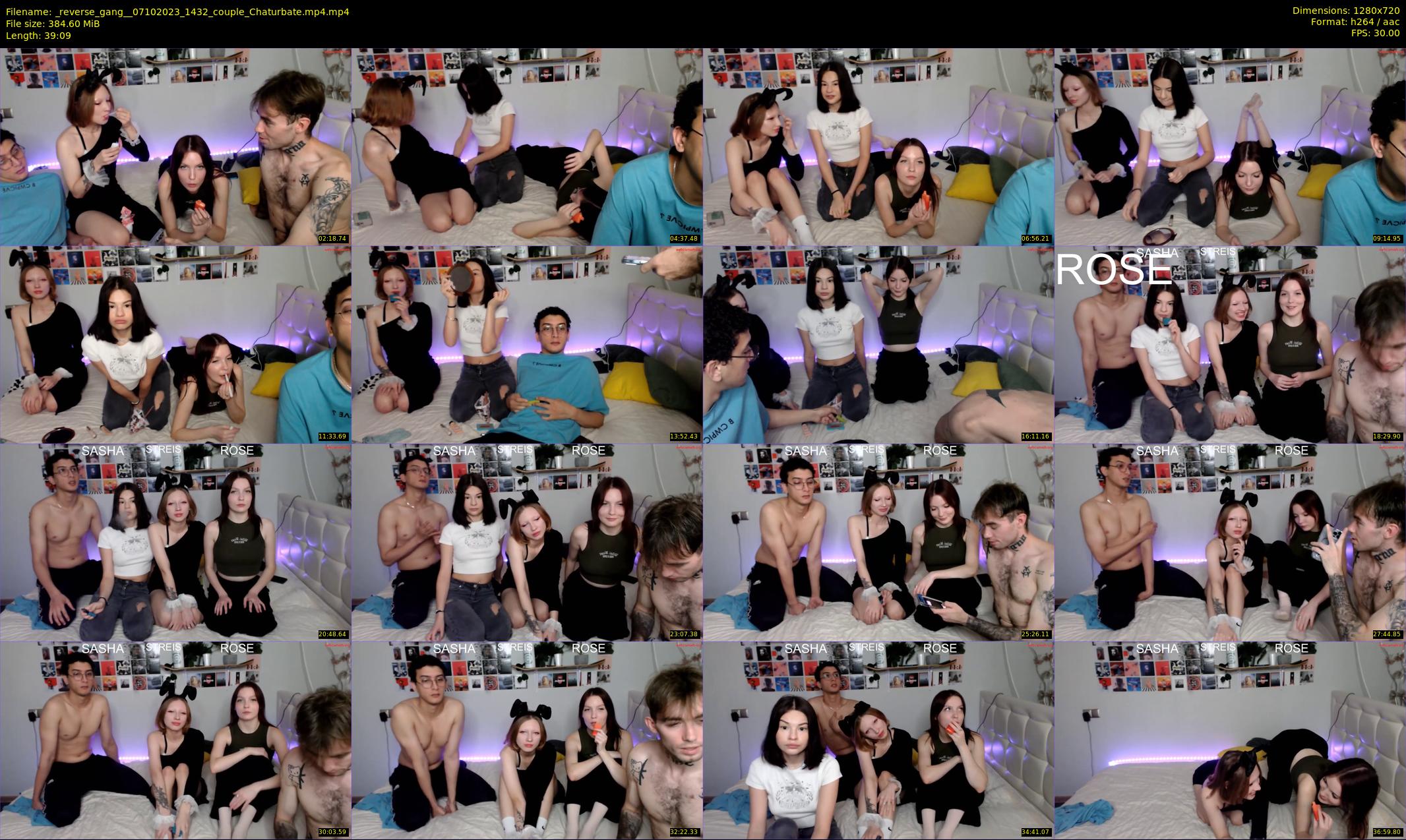 _reverse_gang_ — 40 minute Chaturbate couple cam show recording, 720p, Oct 7, 2023