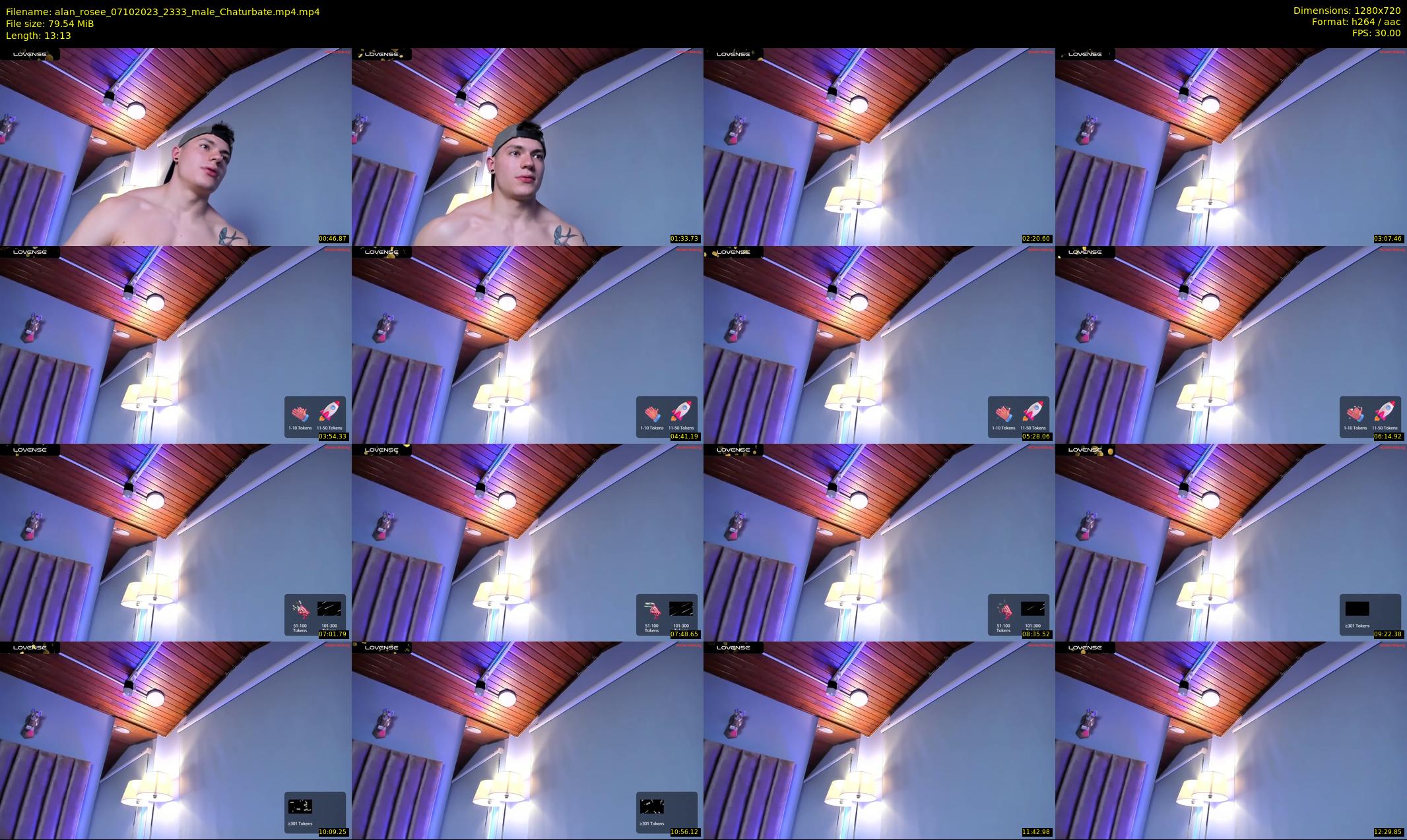 alan_rosee — 14 minute Chaturbate male cam show recording, 720p, Oct 7, 2023