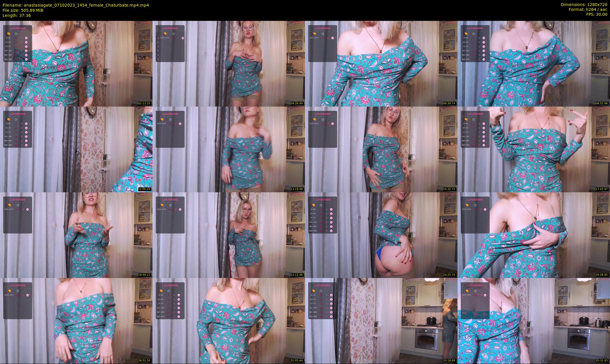 anastasiagate — 38 minute Chaturbate female cam show recording, 720p, Oct 7, 2023