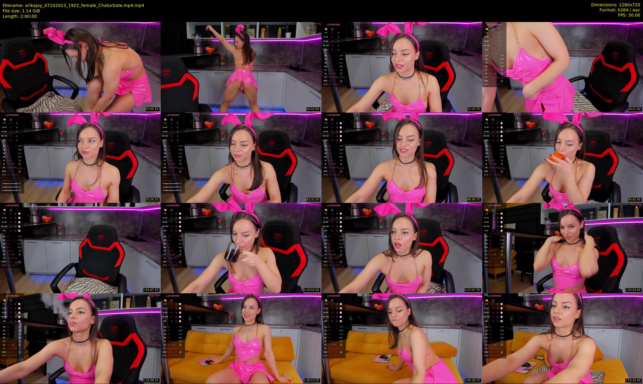 arikajoy — 120 minute Chaturbate female cam show recording, 720p, Oct 7, 2023