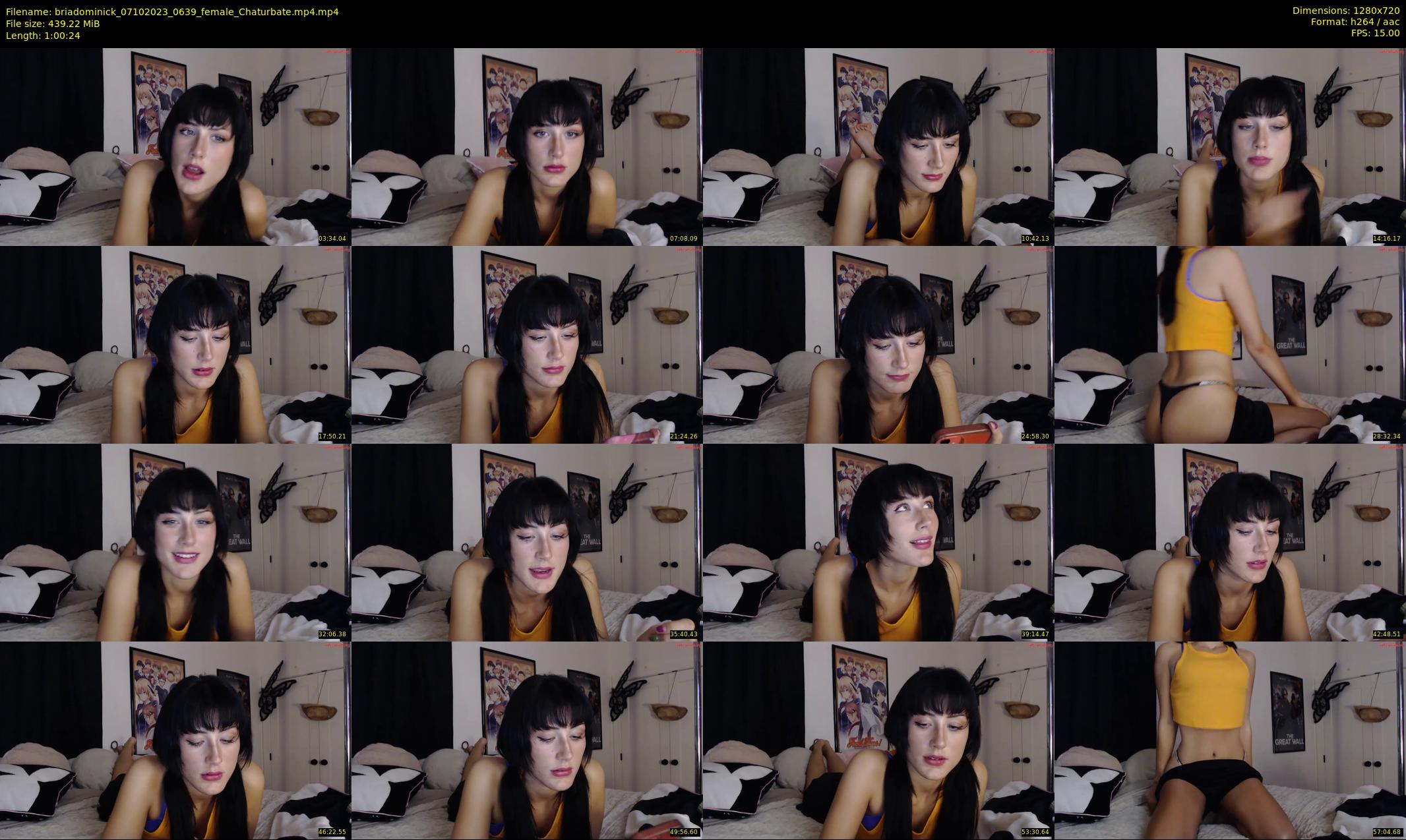 briadominick — 61 minute Chaturbate couple cam show recording, 720p, Oct 7, 2023