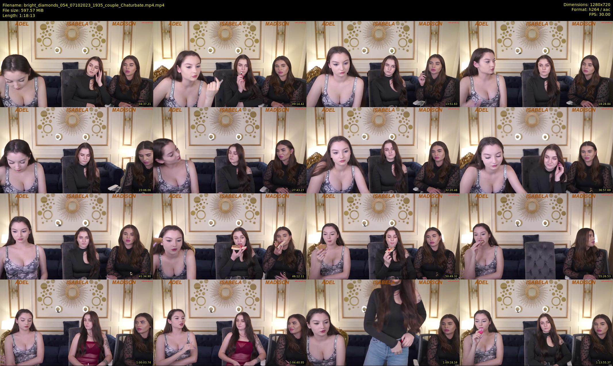 bright_diamonds_054 — 79 minute Chaturbate couple cam show recording, 720p, Oct 7, 2023