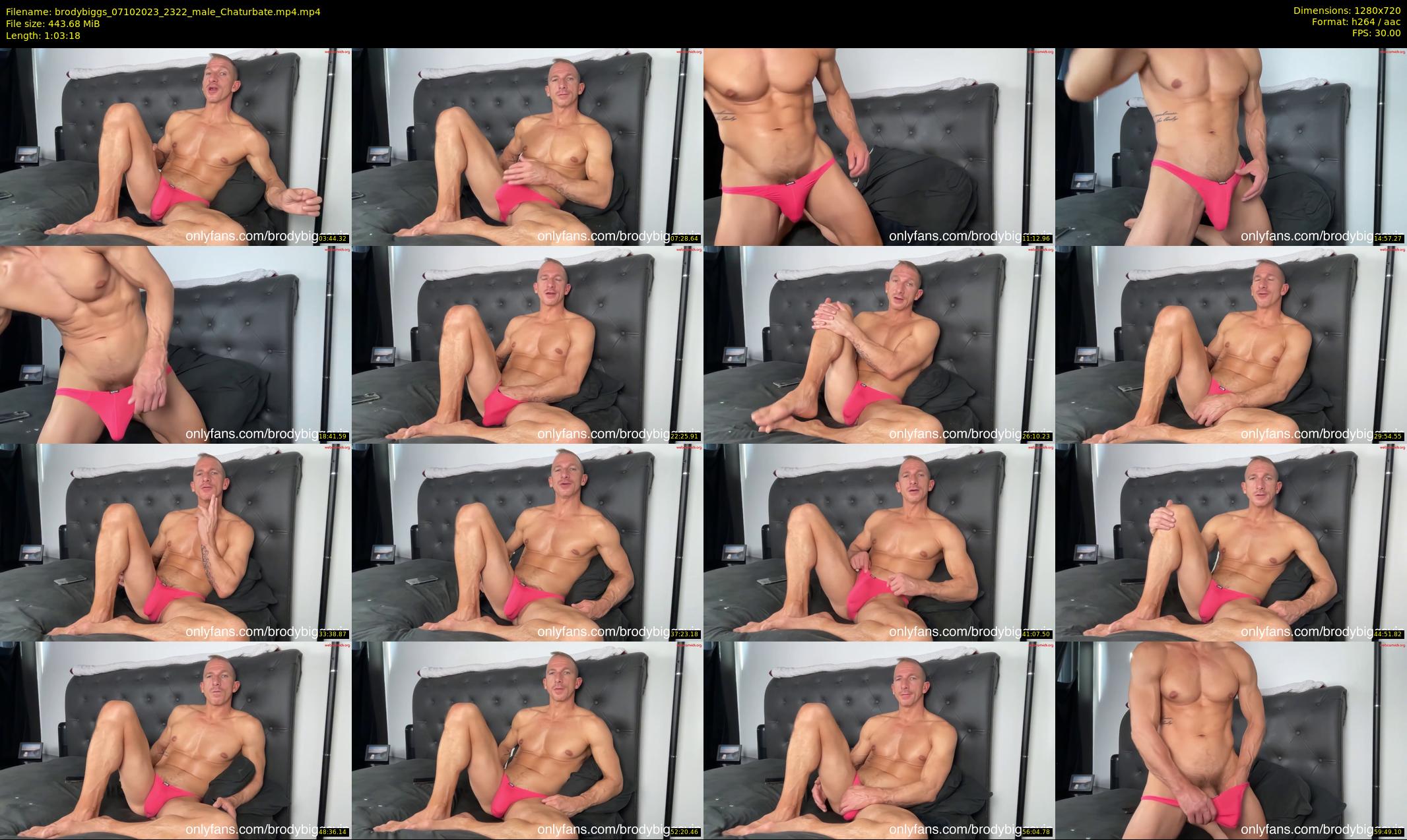 brodybiggs — 64 minute Chaturbate male cam show recording, 720p, Oct 7, 2023