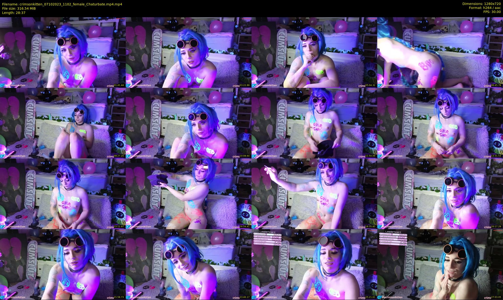 crimsonkitten — 29 minute Chaturbate female cam show recording, 720p, Oct 7, 2023