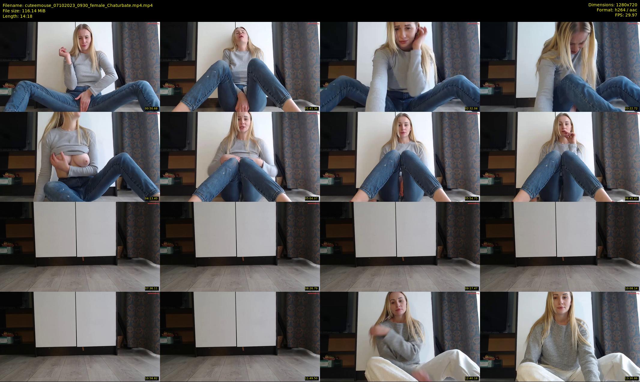 cuteemouse — 15 minute Chaturbate female cam show recording, 720p, Oct 7, 2023