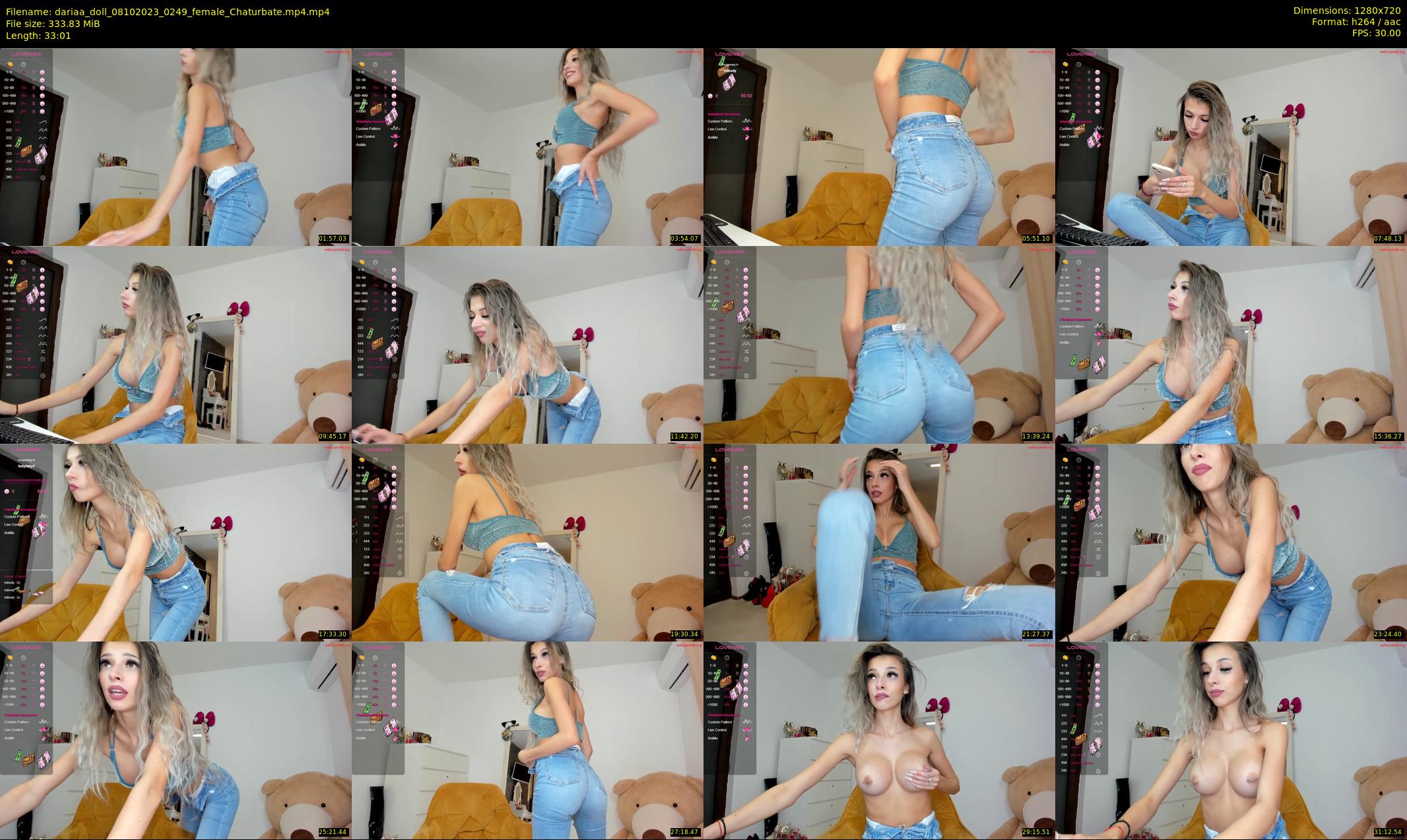 dariaa_doll — 34 minute Chaturbate female cam show recording, 720p, Oct 8, 2023